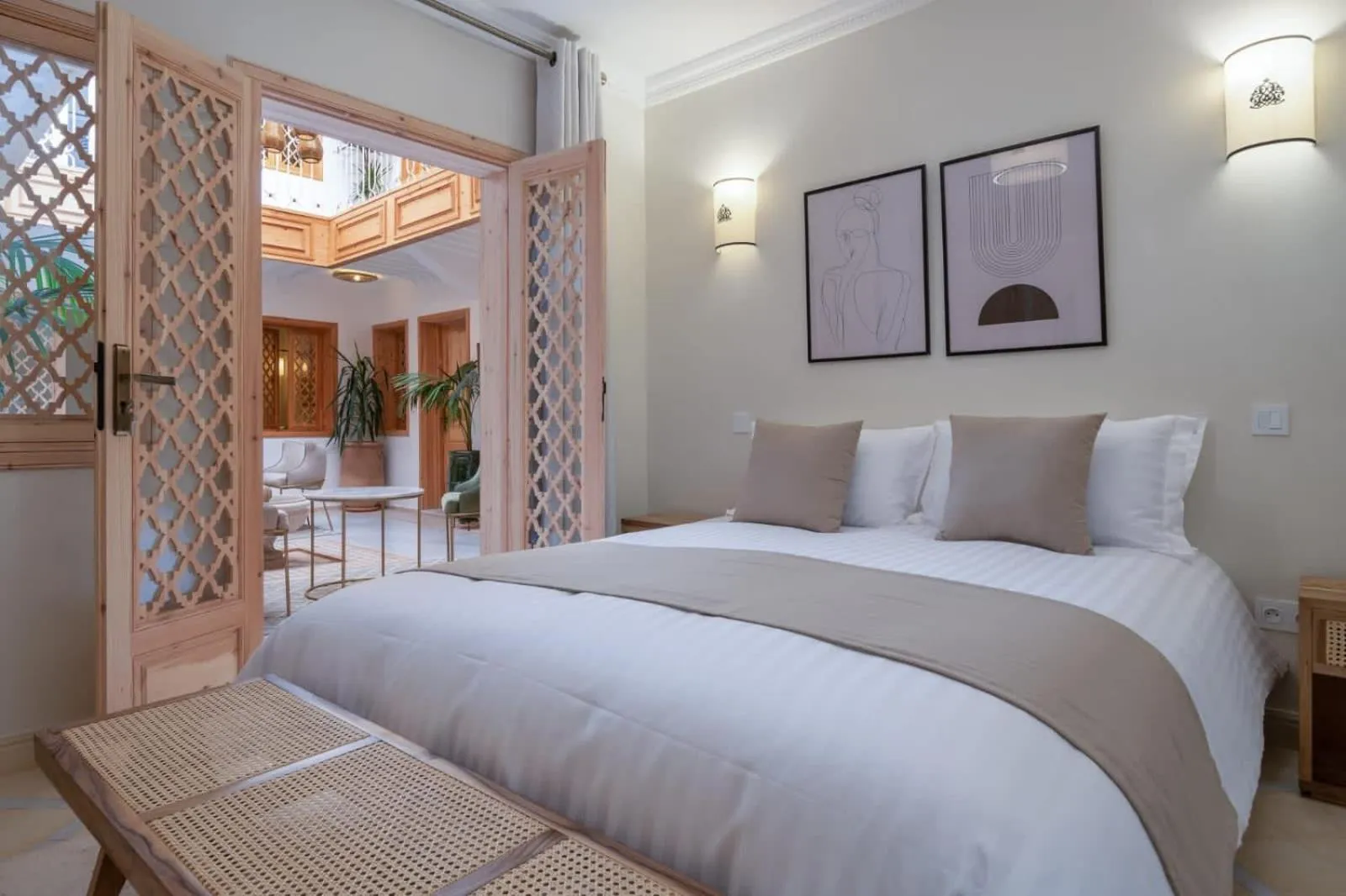 Bed in Riad Le Saadien ,Adult only