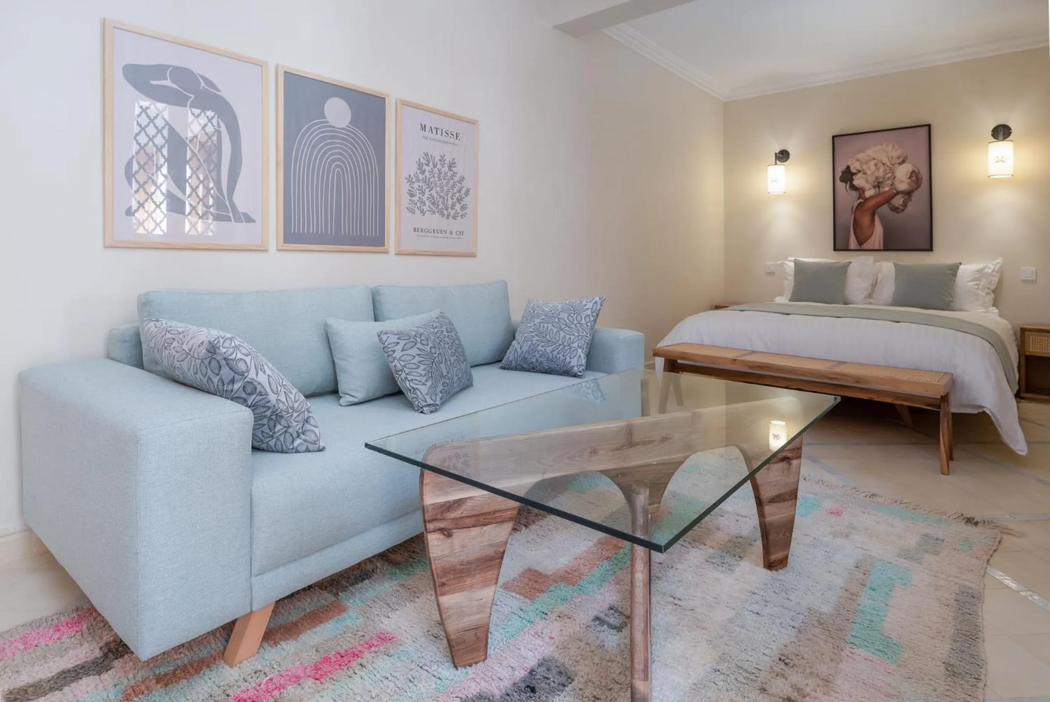 Photo of the whole room, Bed in Riad Le Saadien ,Adult only