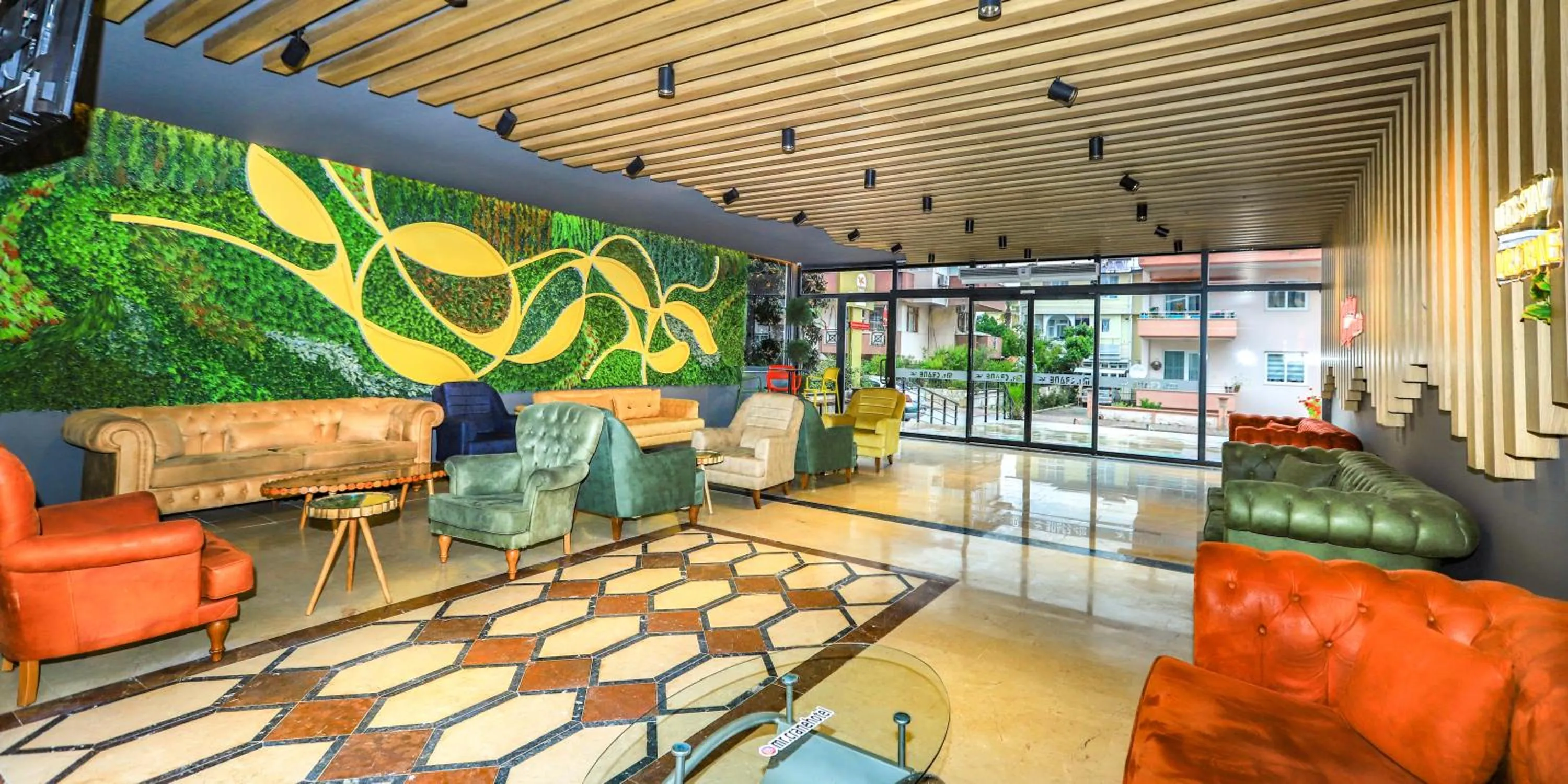 Lobby or reception in Mr Crane Hotel