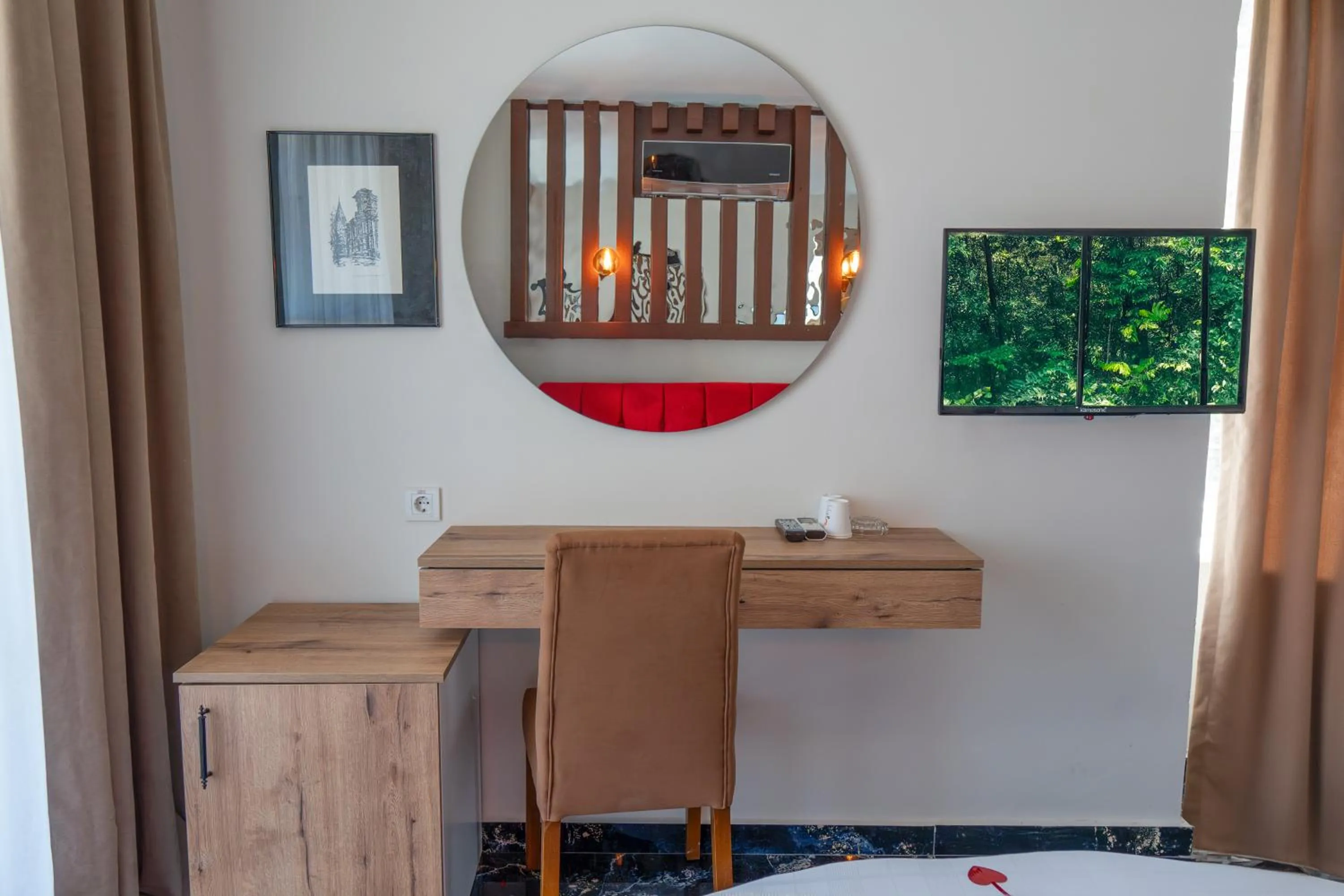 Bedroom in Mr Crane Hotel