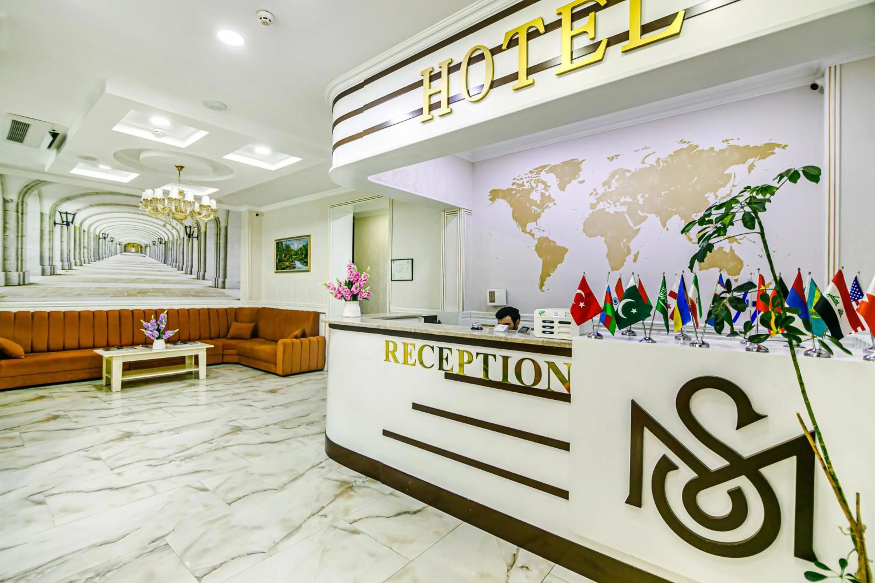 Lobby or reception in Maris Hotel Baku