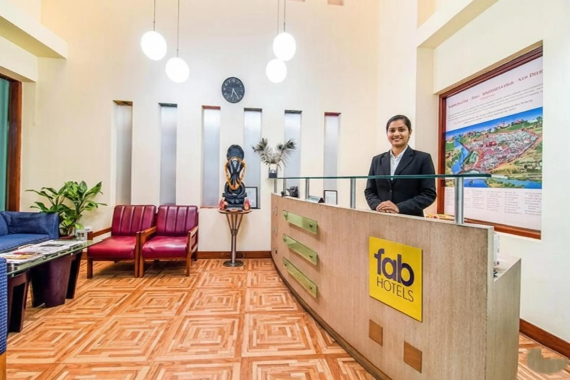 Lobby or reception in FabHotel F9 NFC