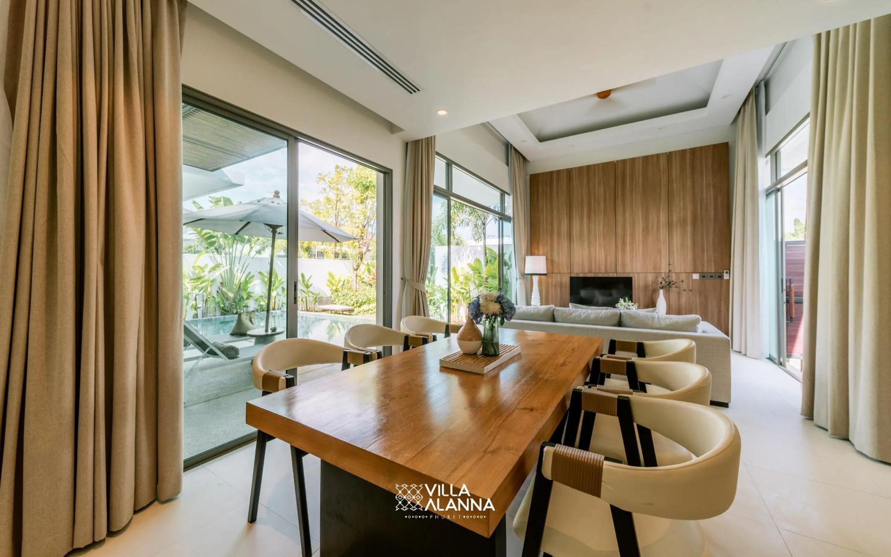 Living room in Villa Alanna Phuket