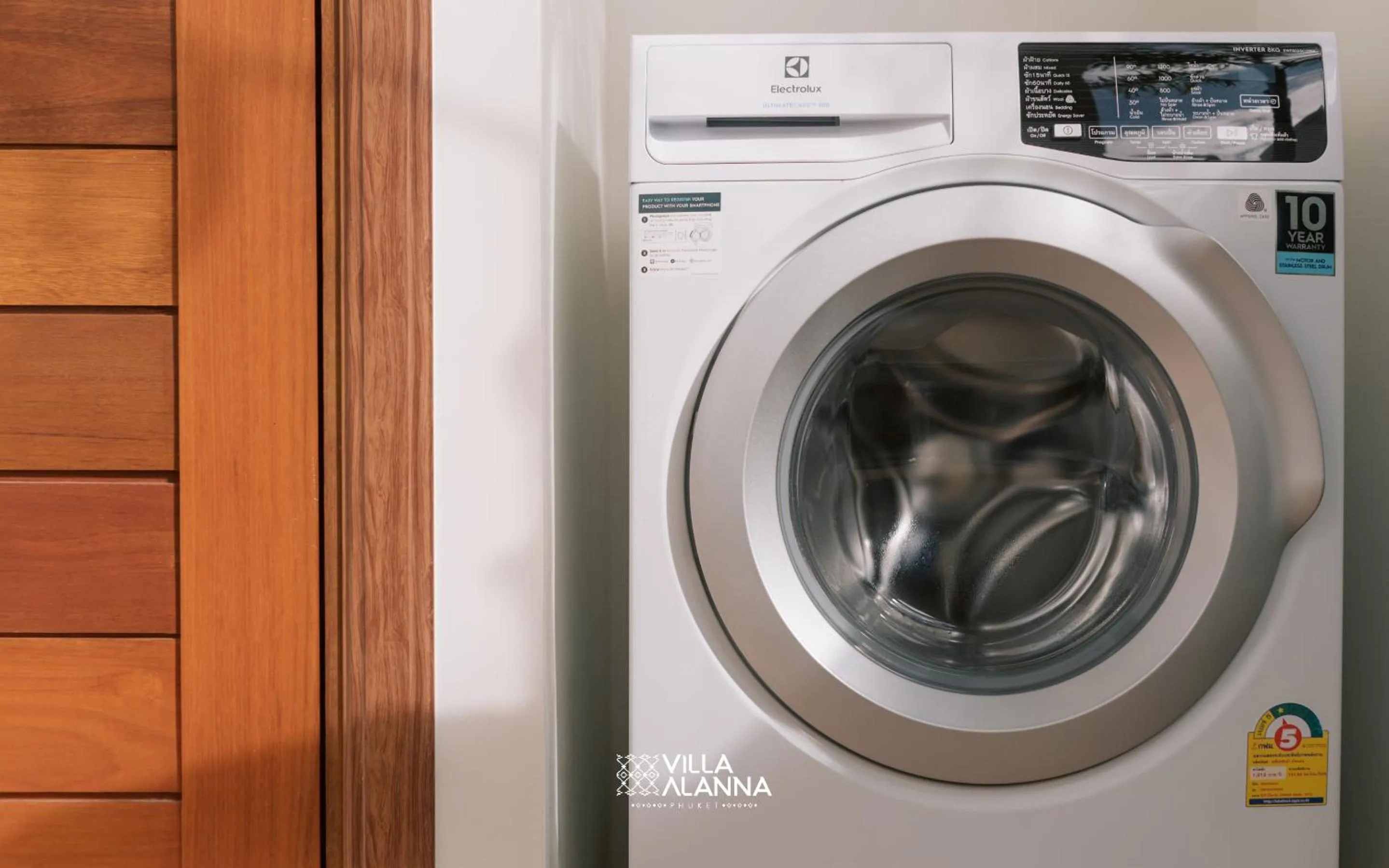 washing machine in Villa Alanna Phuket