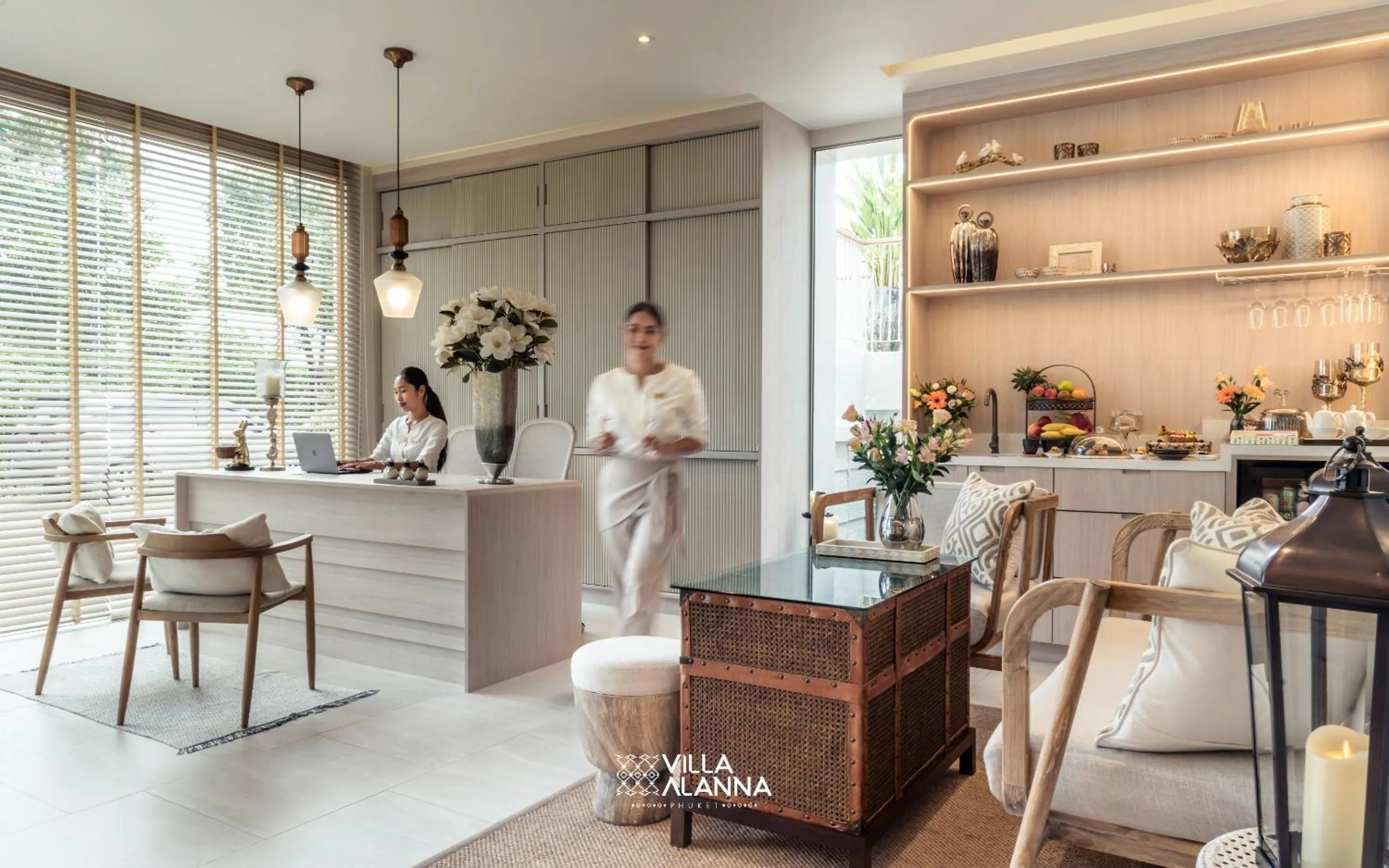 Lobby or reception in Villa Alanna Phuket