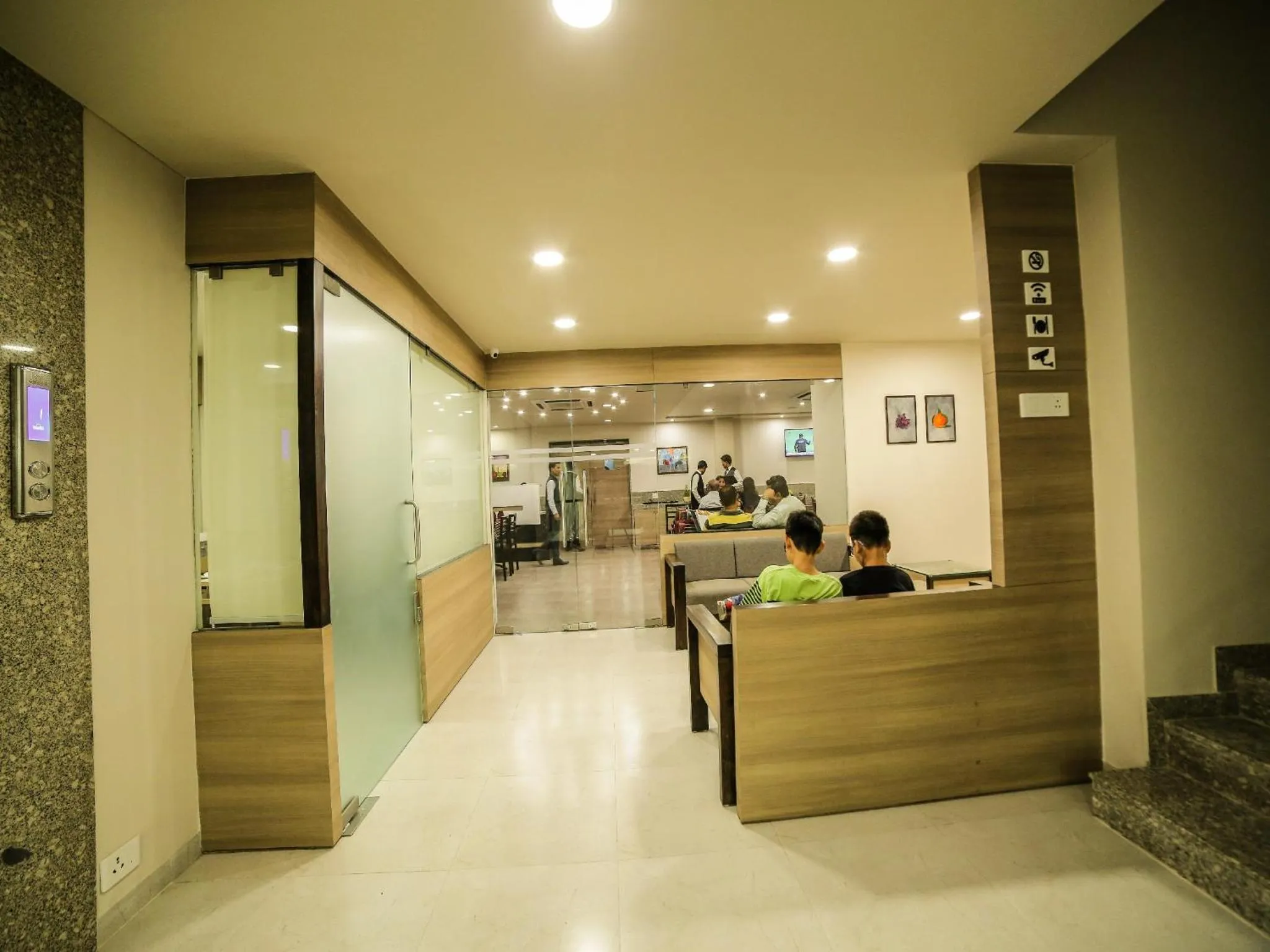 Seating area in The Basil Park