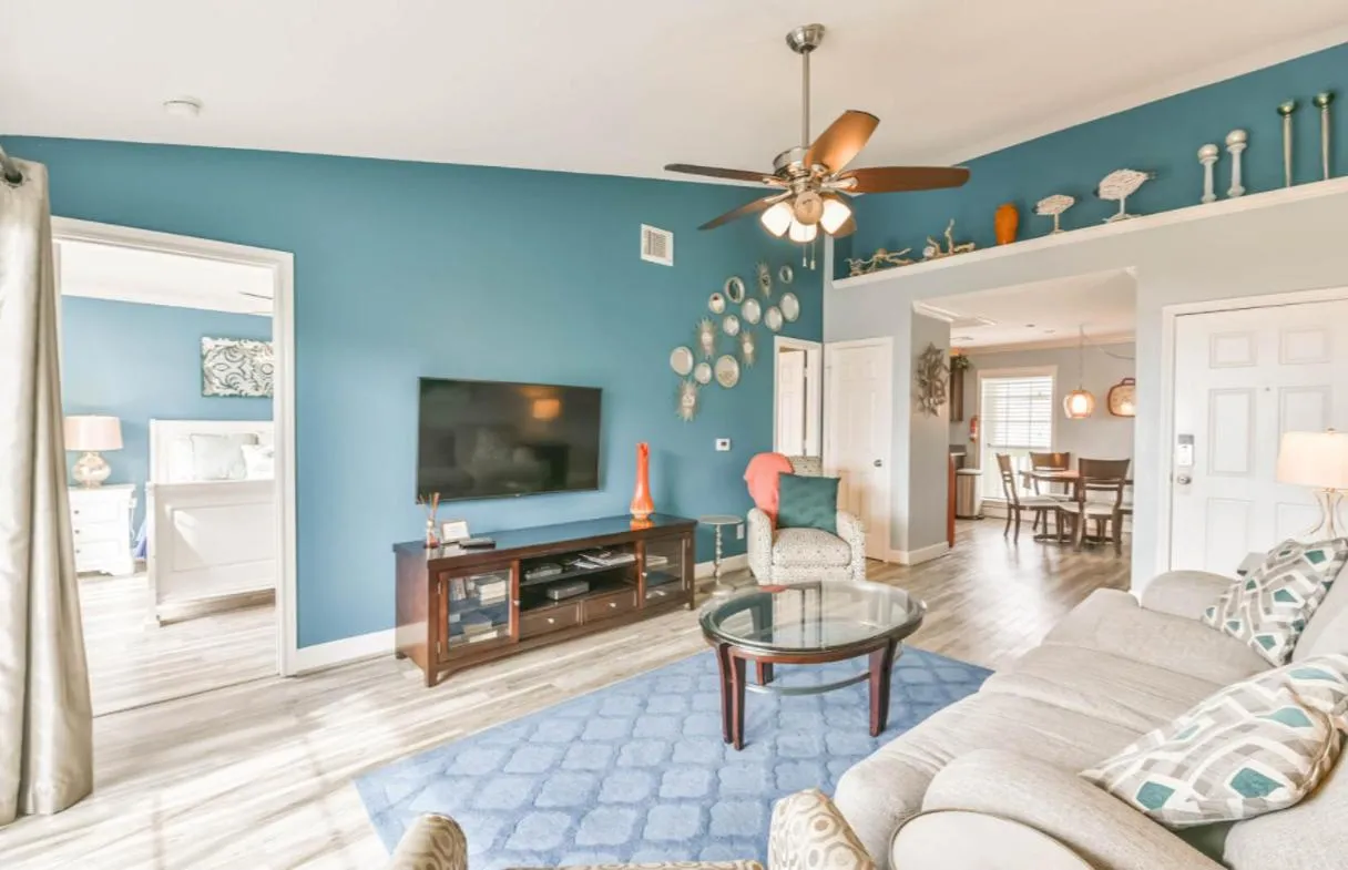 Living room in Island Getaway