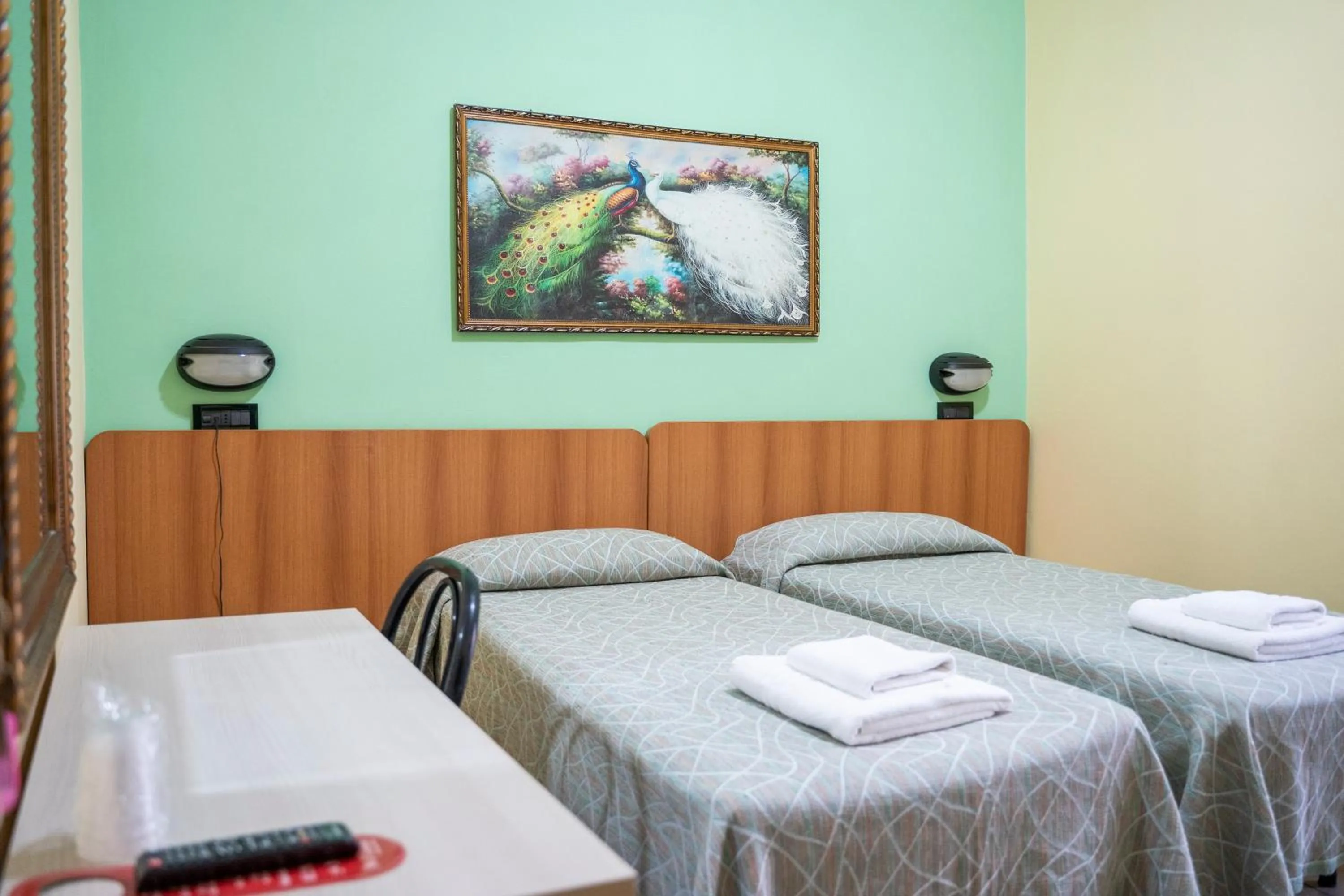 Bed in Hotel Ferrarese