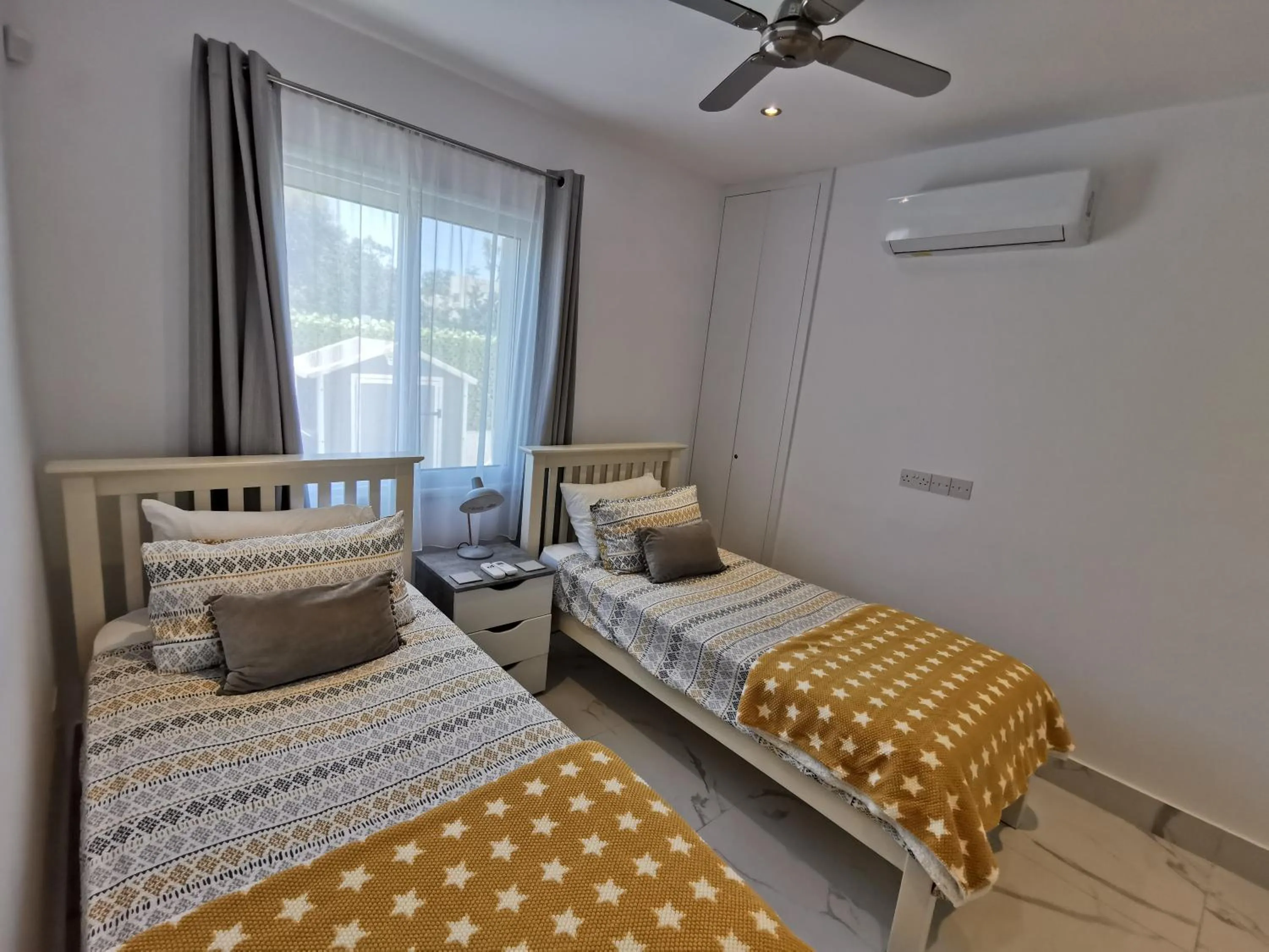 Bedroom, Bed in Paphos Gardens Apartment