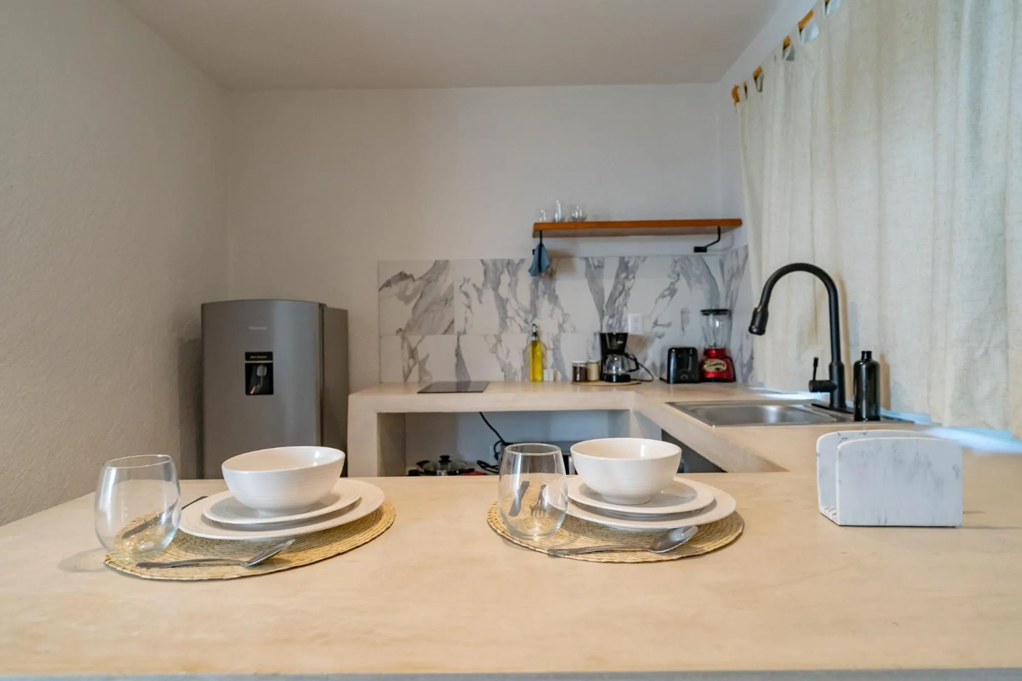 Kitchen or kitchenette in Casa Yako