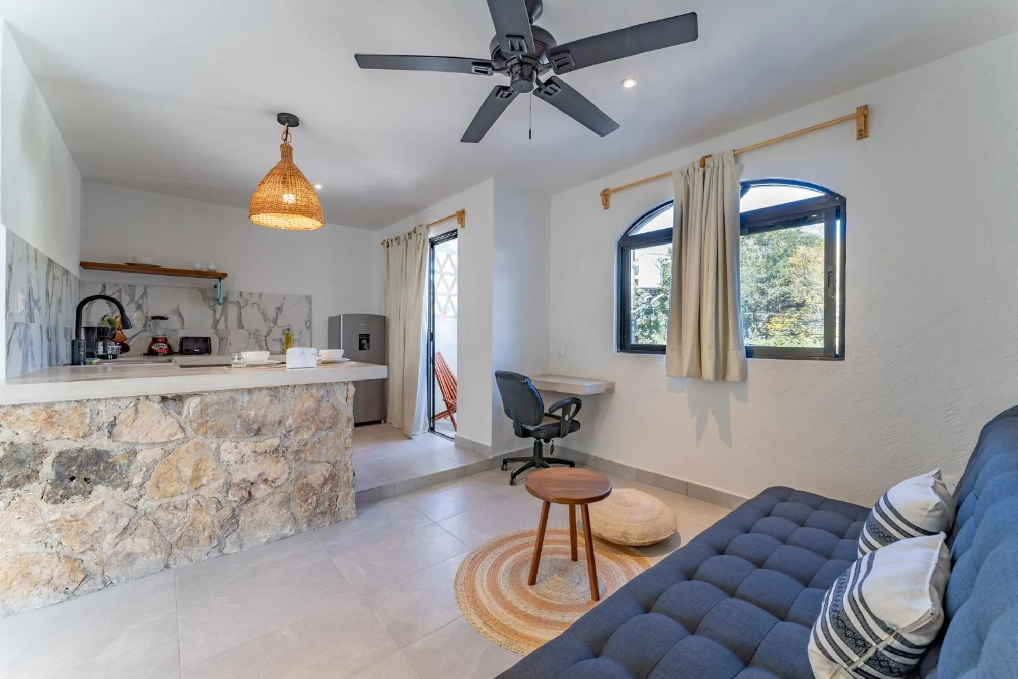 Kitchen or kitchenette in Casa Yako