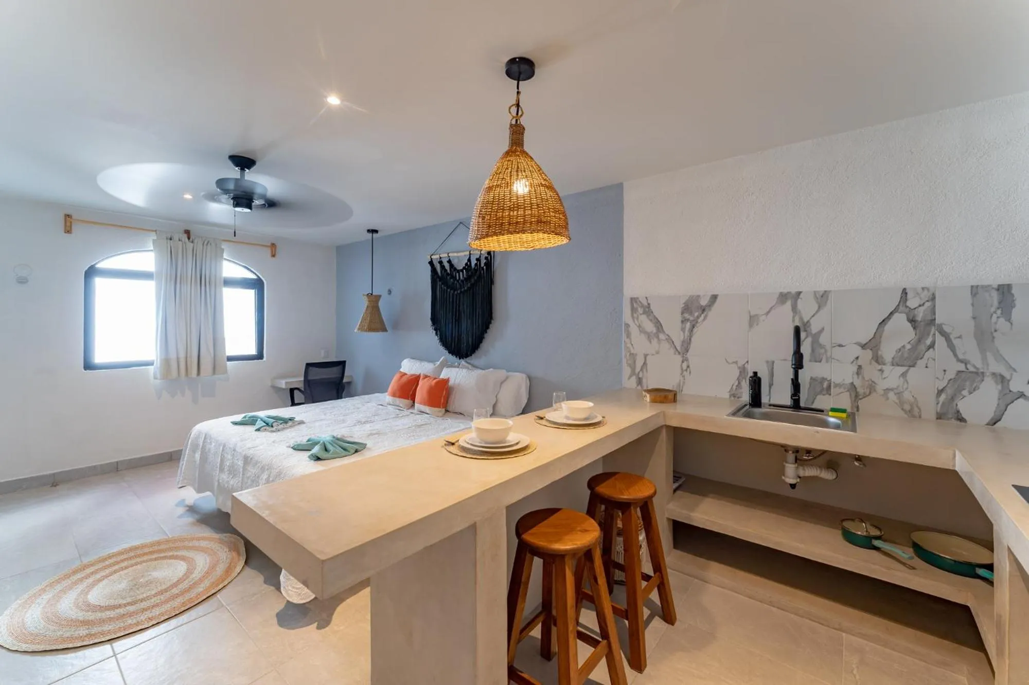 Kitchen or kitchenette in Casa Yako