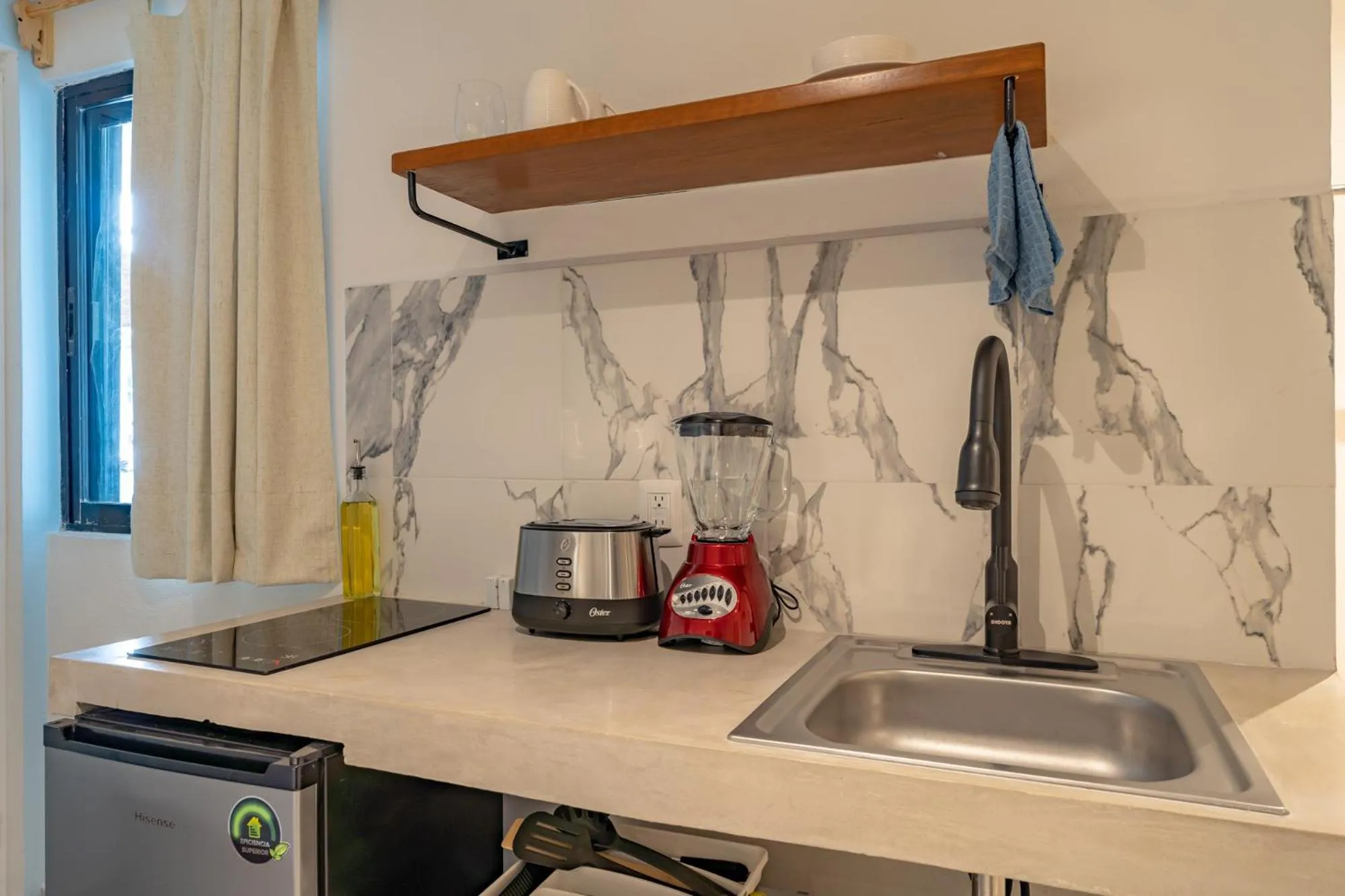 Kitchen or kitchenette in Casa Yako