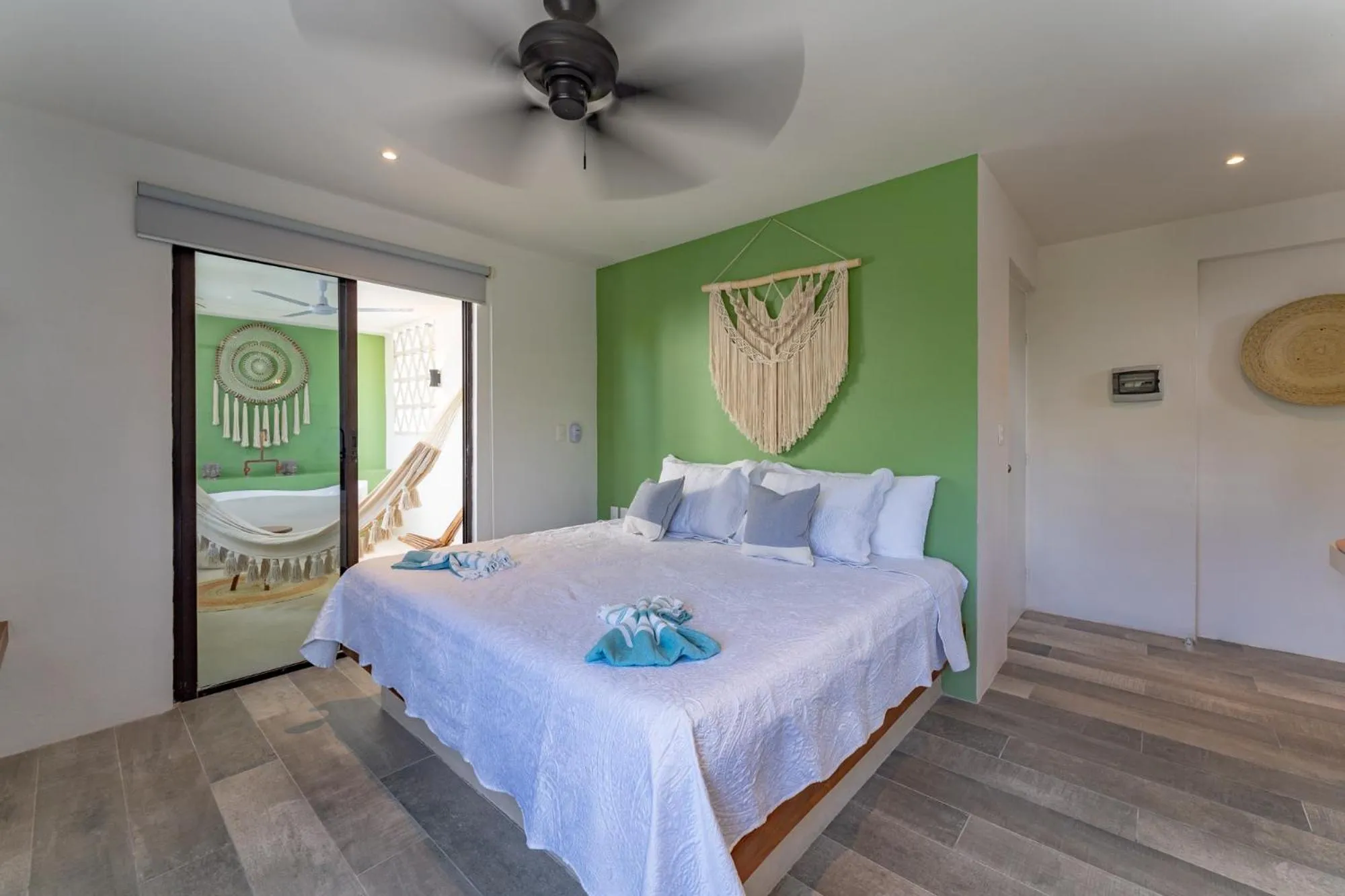 Bedroom, Bed in Casa Yako