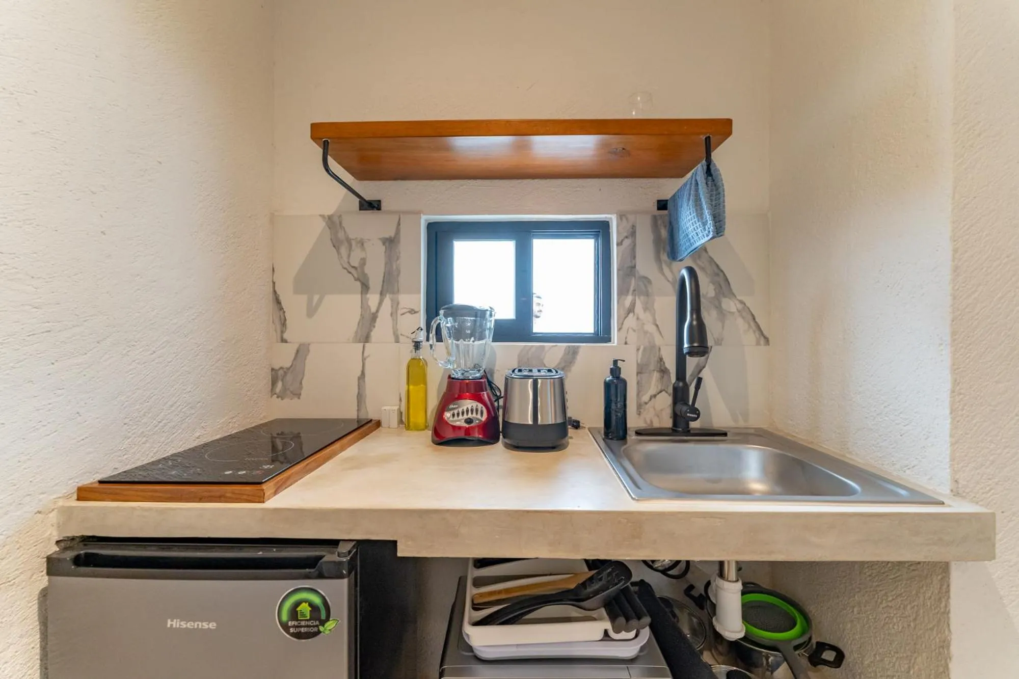 Kitchen or kitchenette in Casa Yako