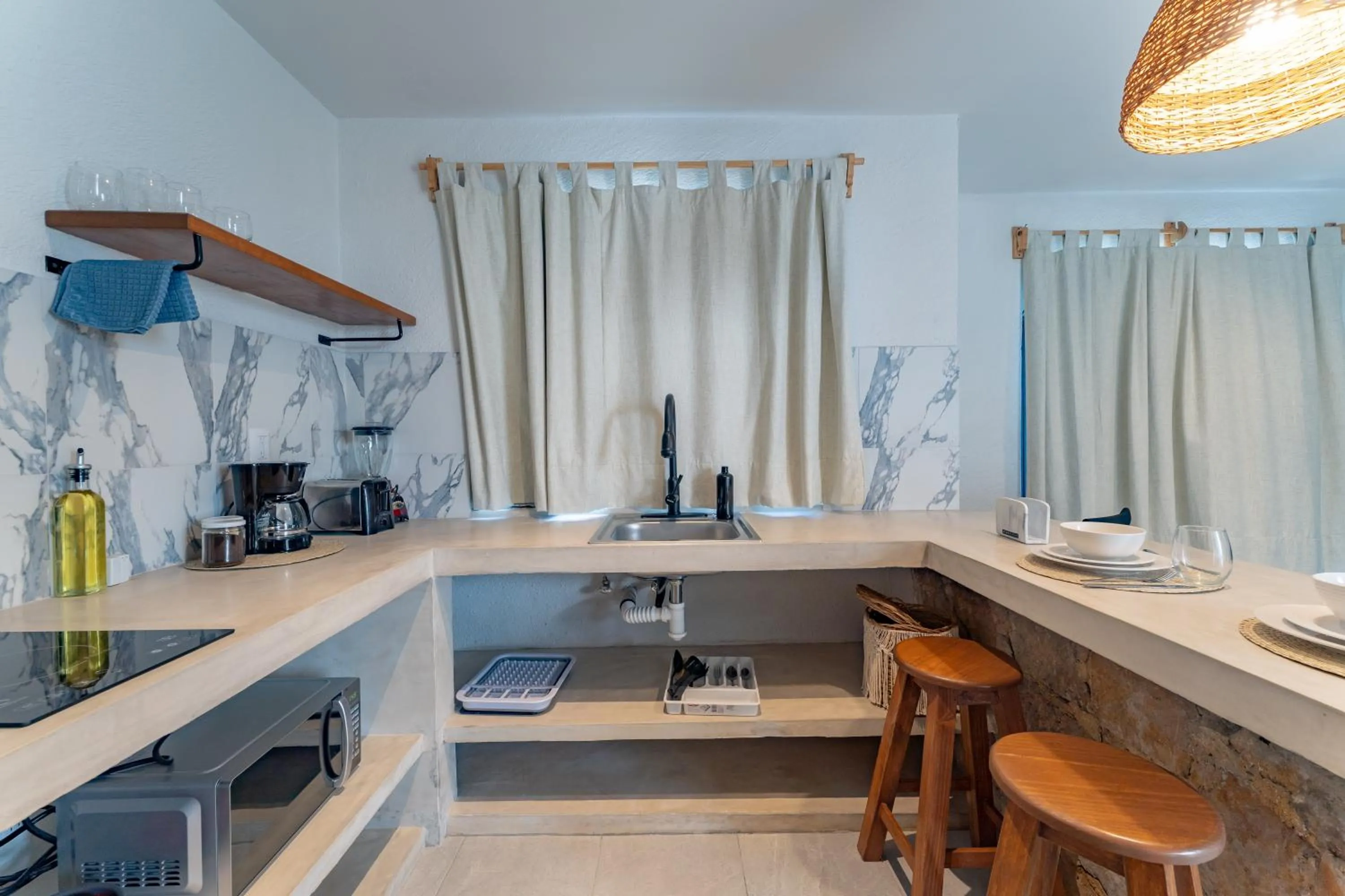 Kitchen or kitchenette in Casa Yako