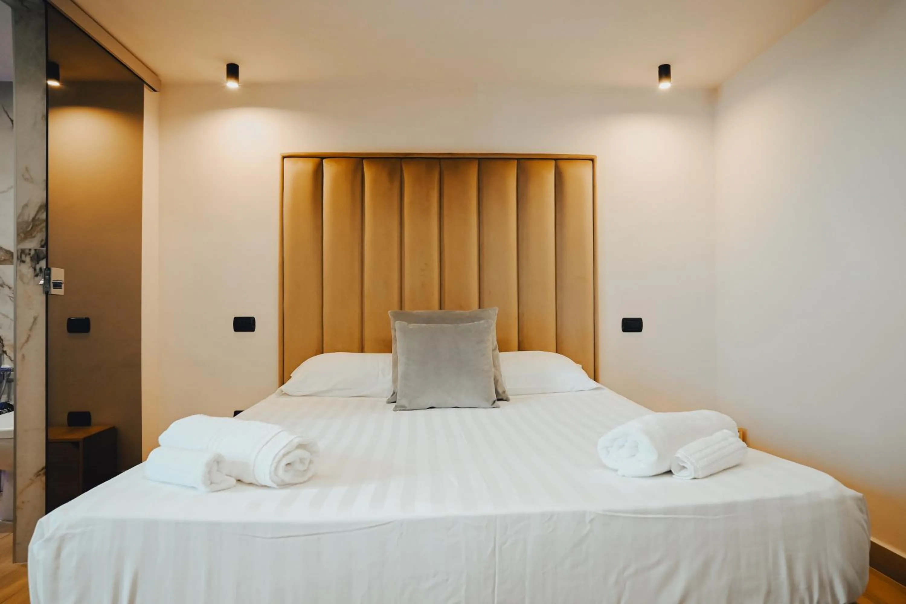 Bed in Puteoli Palace Hotel