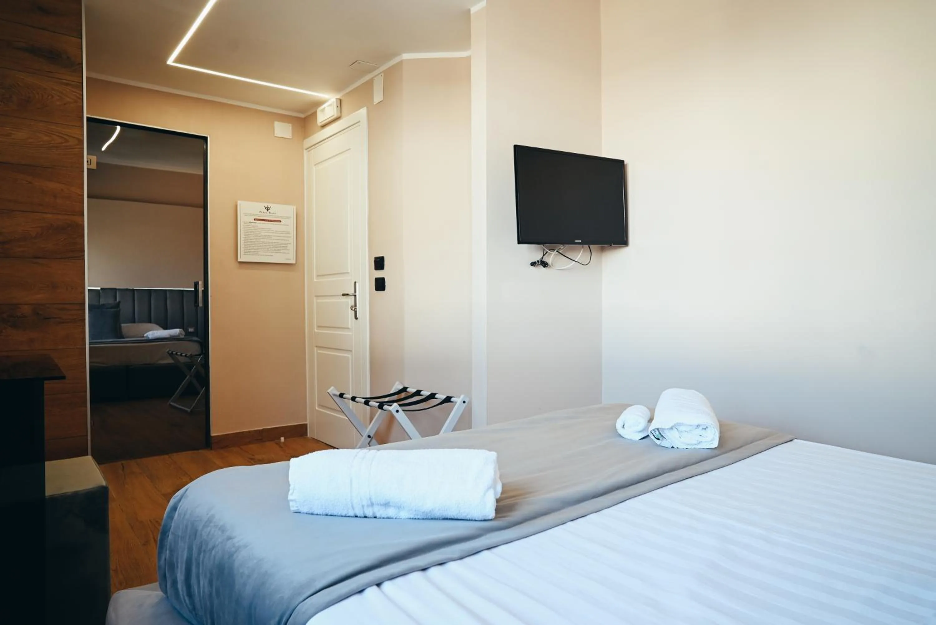 Bed in Puteoli Palace Hotel