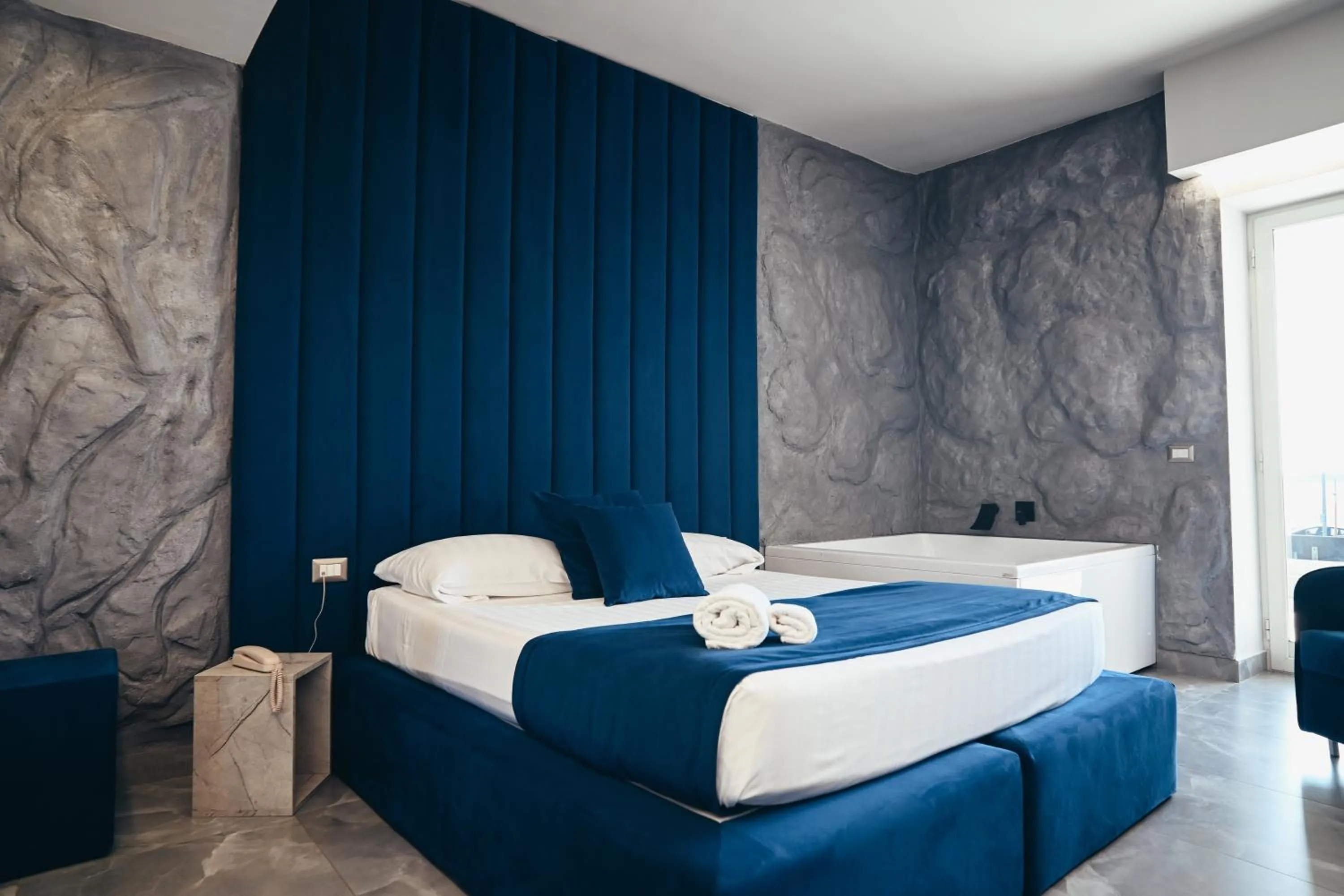 Bed in Puteoli Palace Hotel