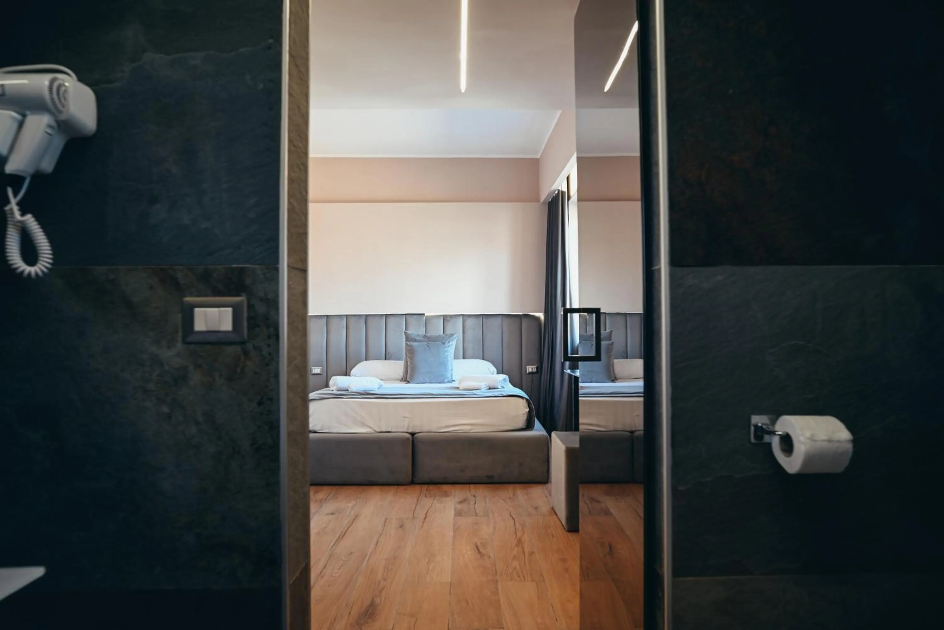 Bed in Puteoli Palace Hotel