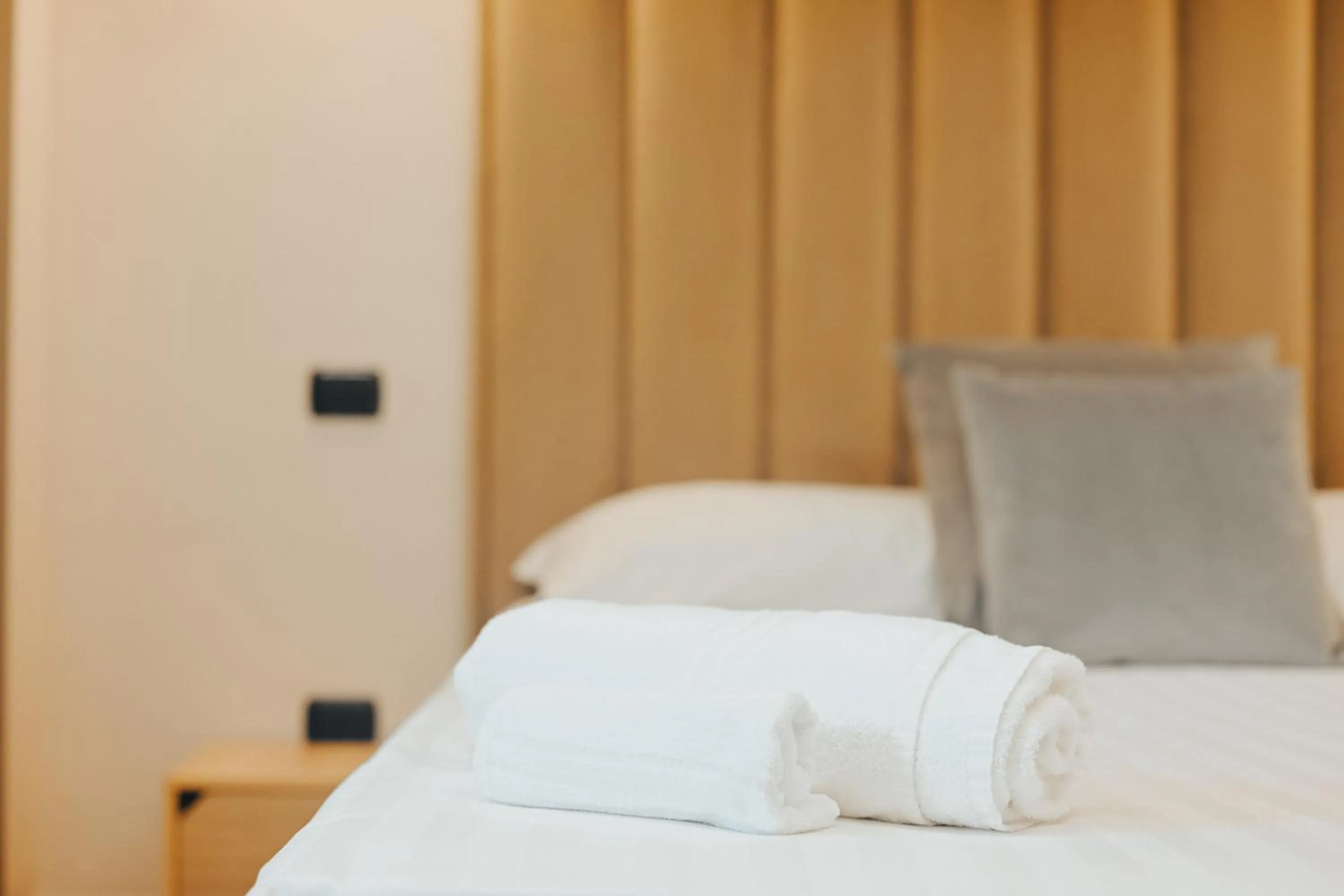 Bed in Puteoli Palace Hotel