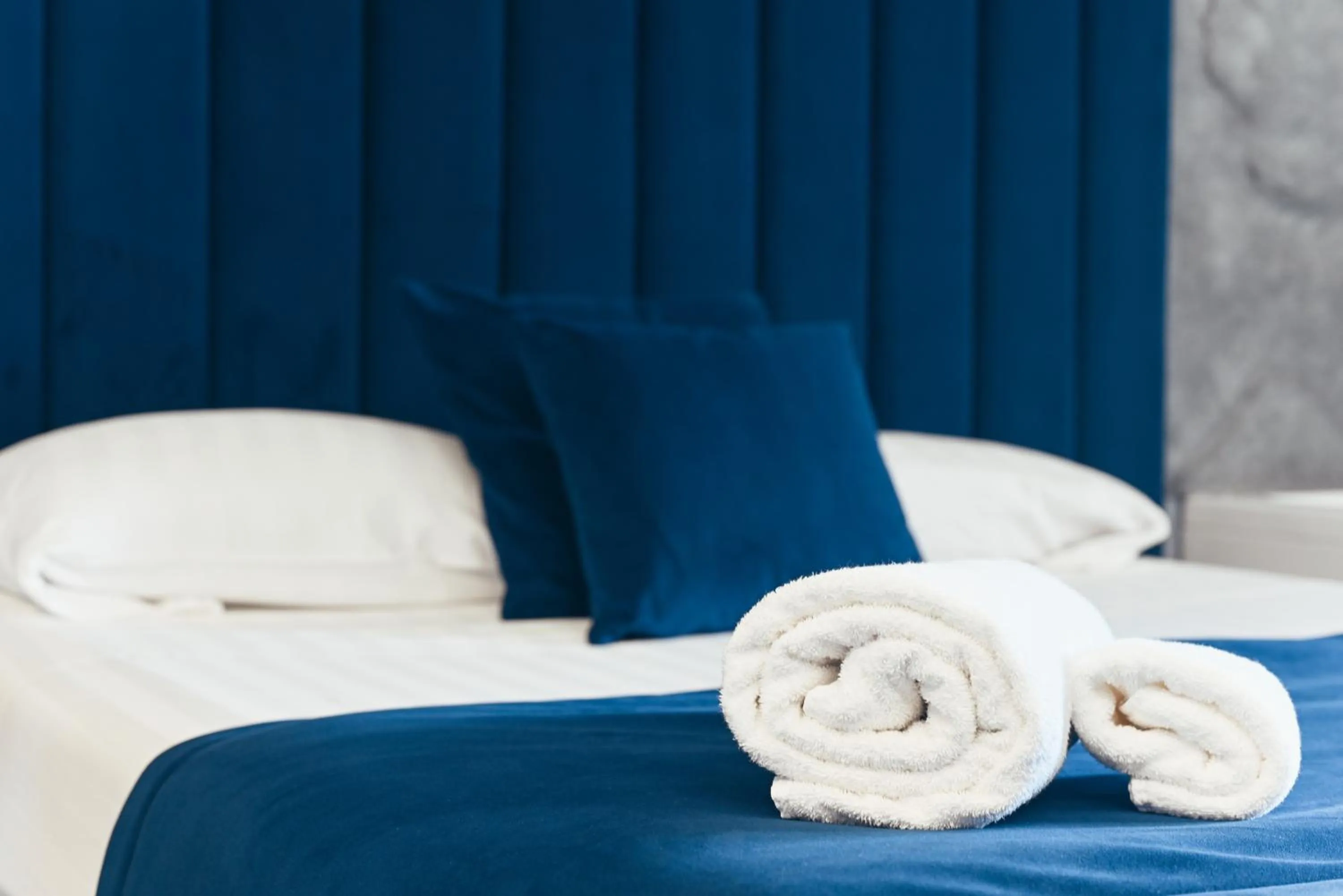 Bed in Puteoli Palace Hotel