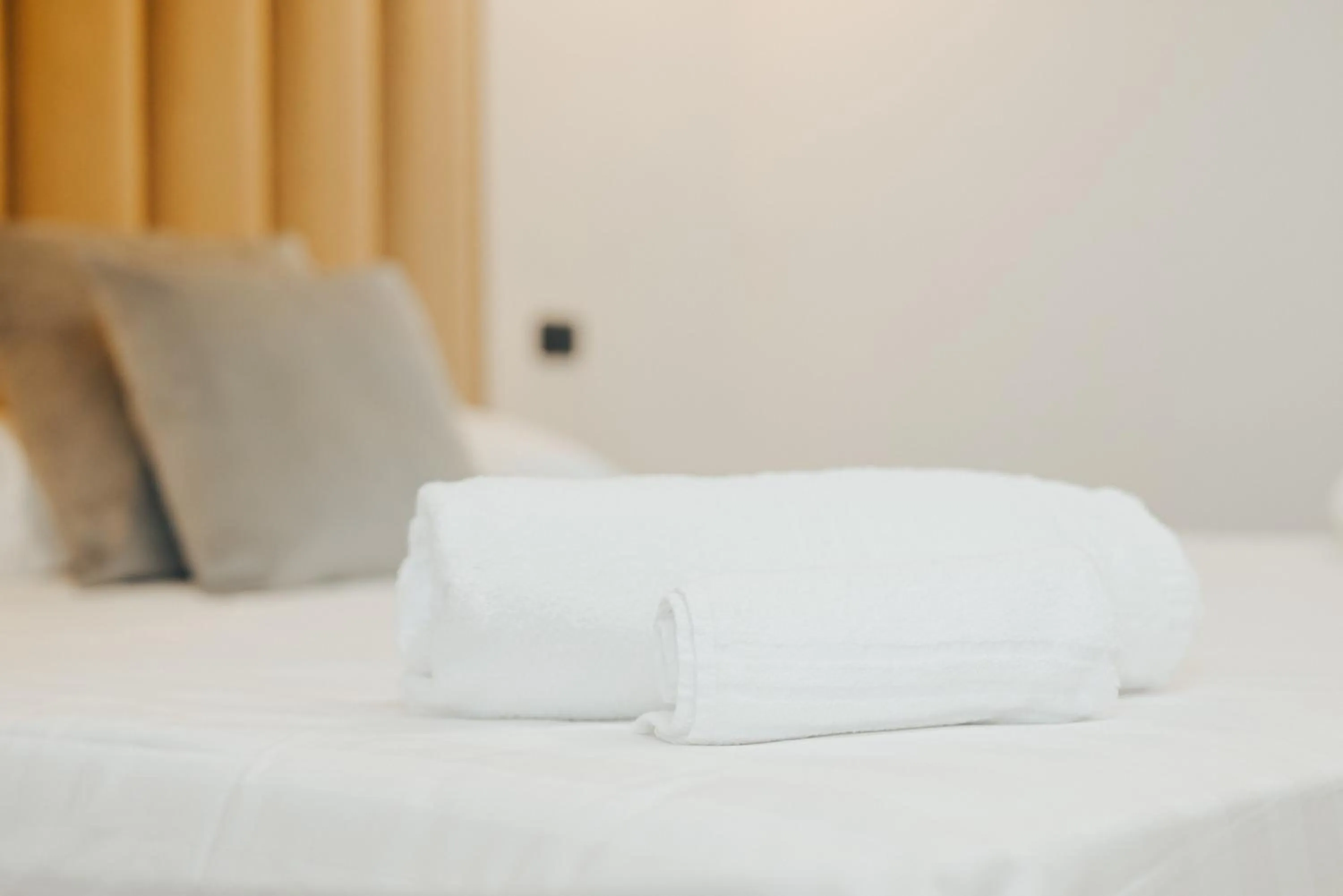 Bed in Puteoli Palace Hotel