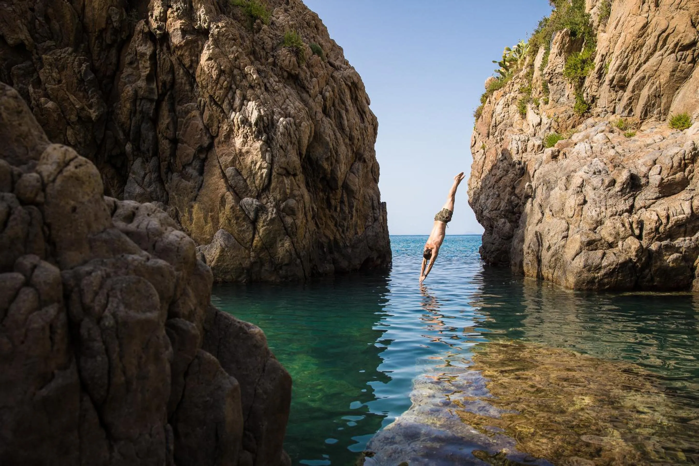 Beach in Le Calette Bay