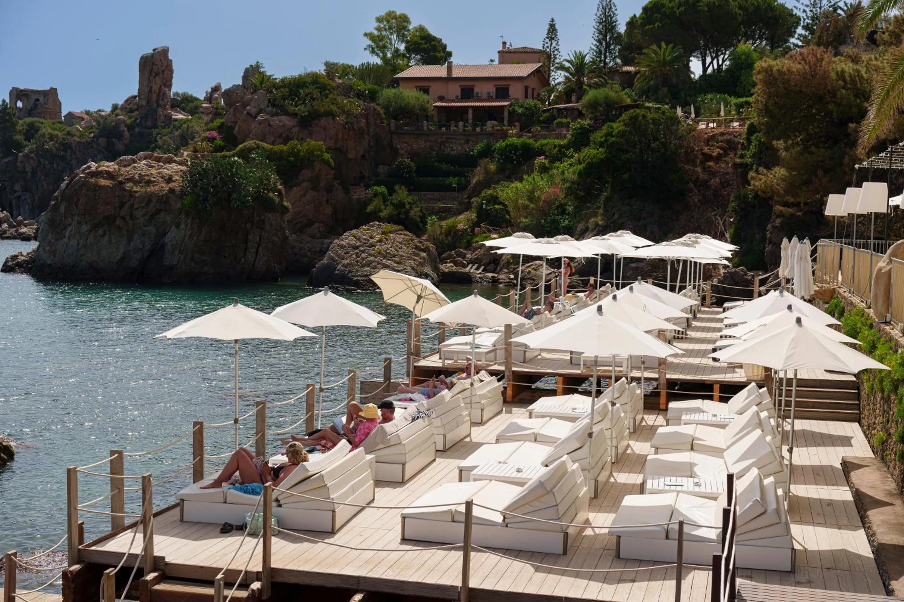 Beach in Le Calette Bay