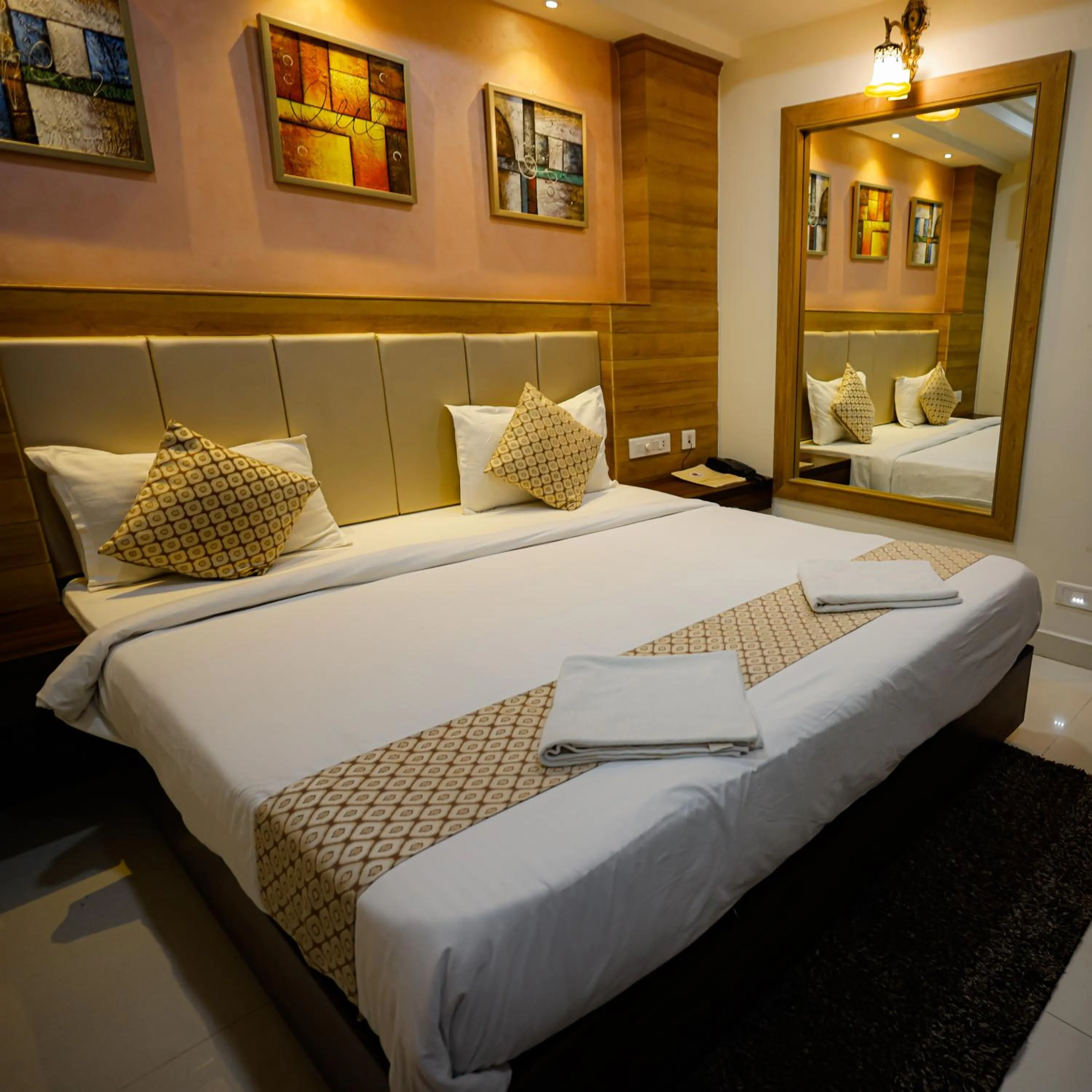 Bed in M Square Hotel