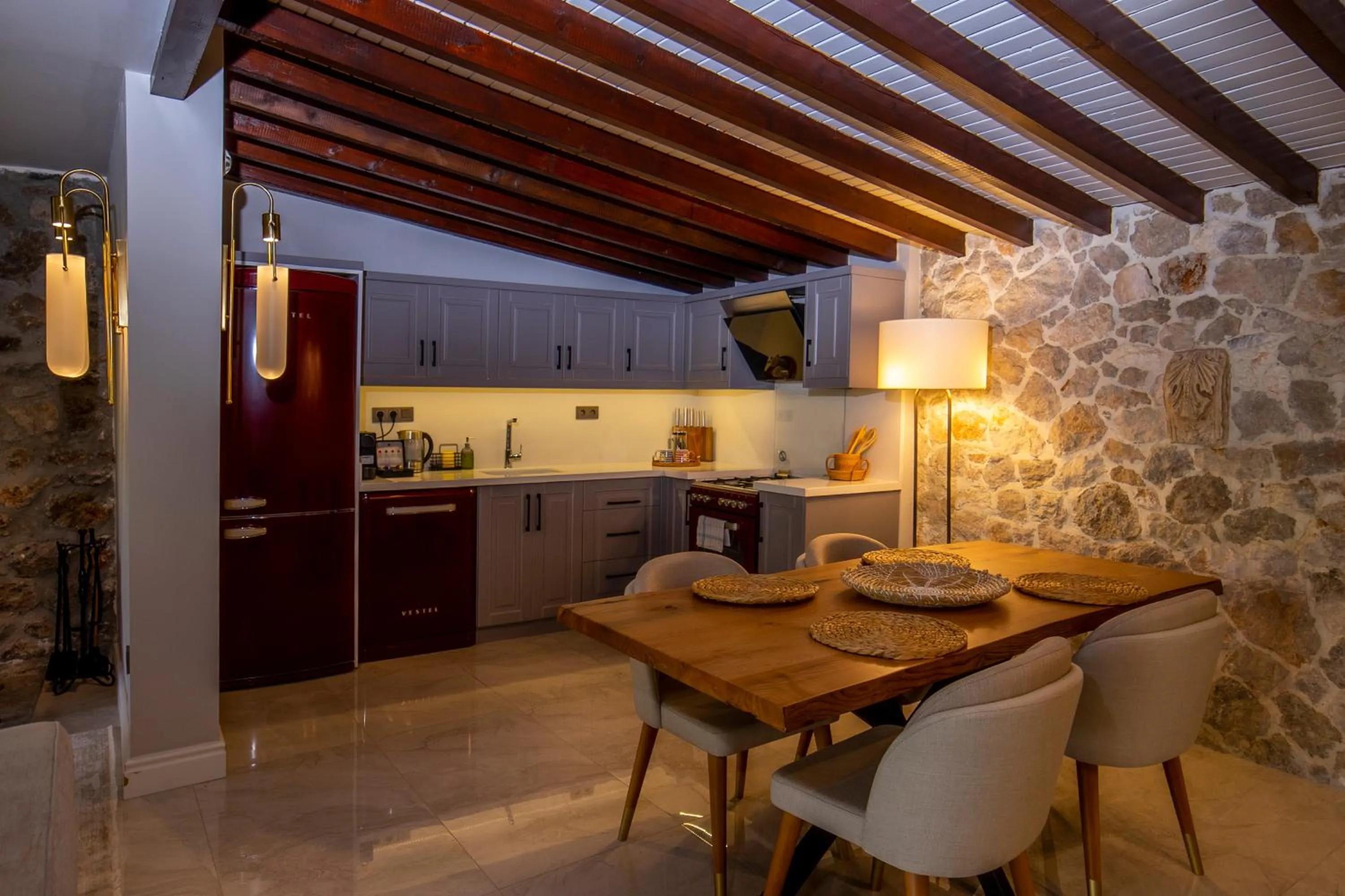 Kitchen or kitchenette in Kaya Villas Exclusive