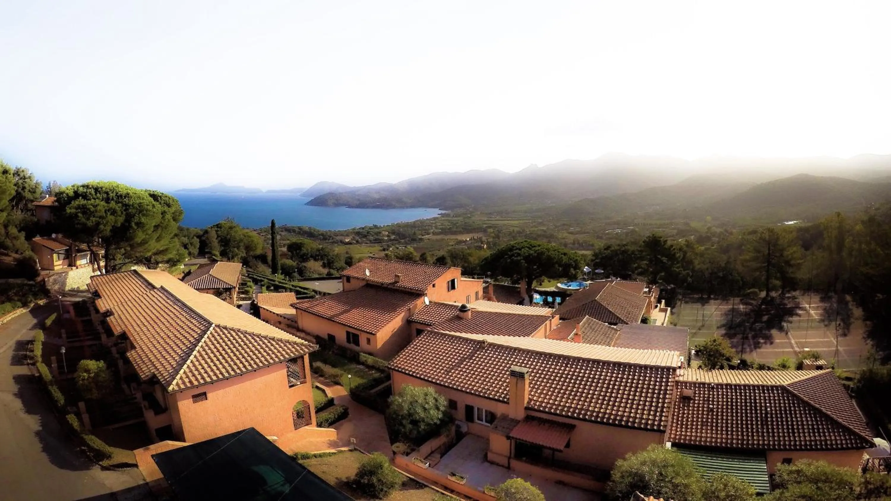 Bird's eye view in Resort Le Picchiaie