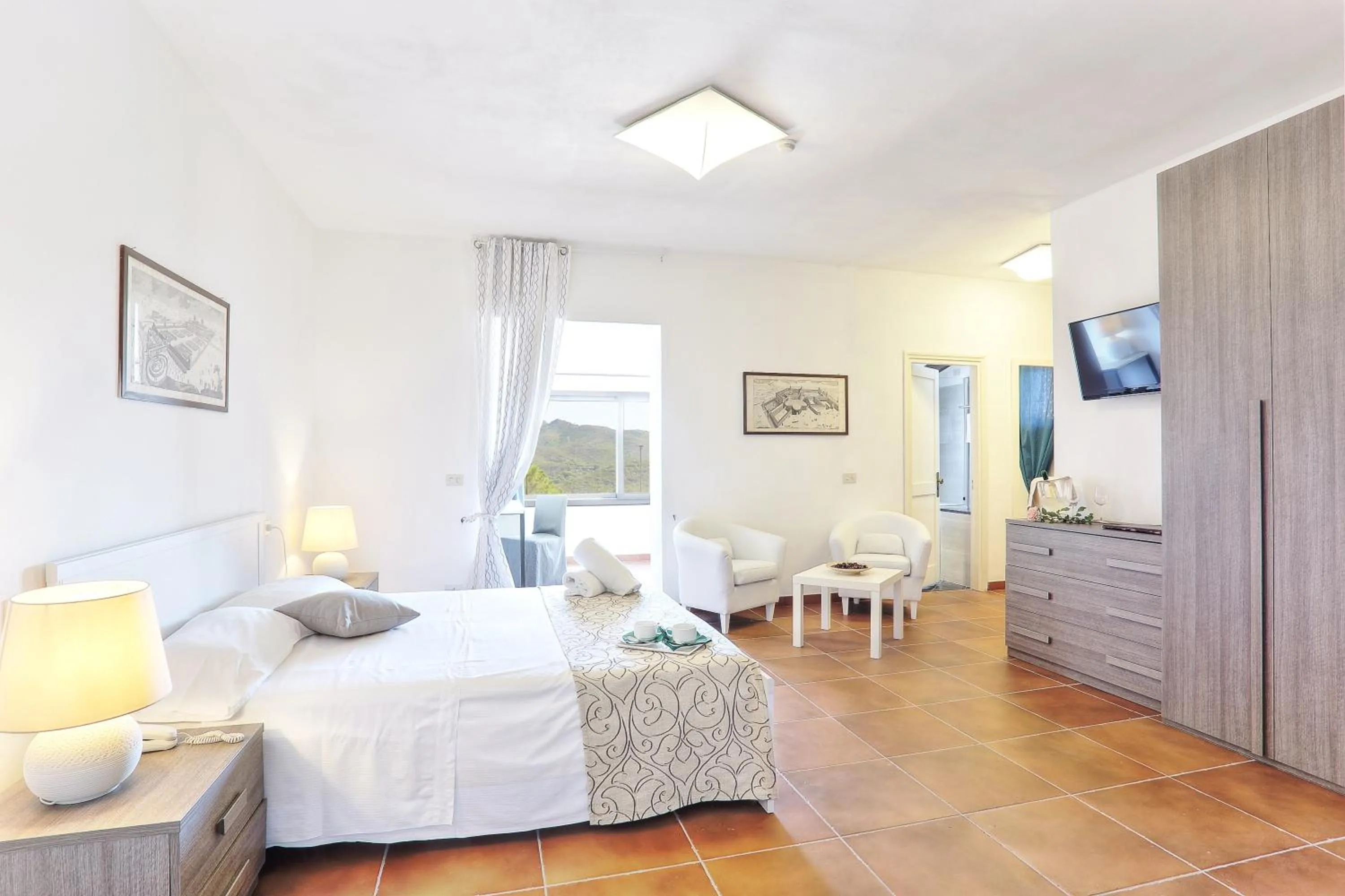 Bed in Resort Le Picchiaie