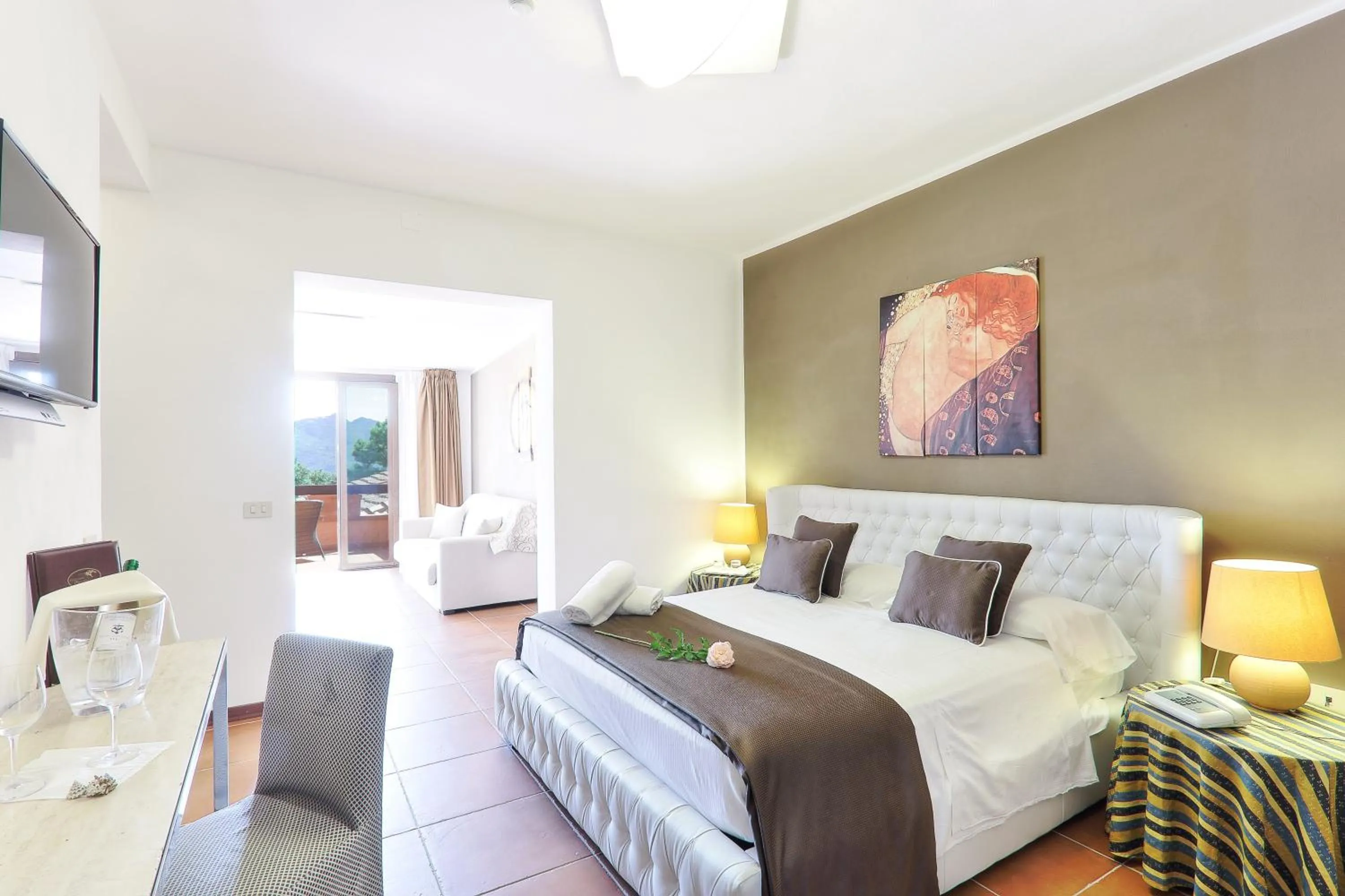 Bed in Resort Le Picchiaie