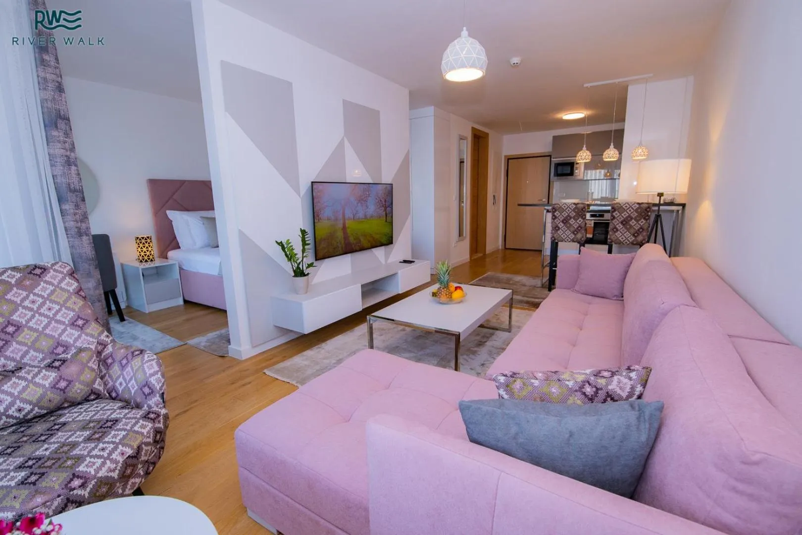 Living room in River Walk Sarajevo