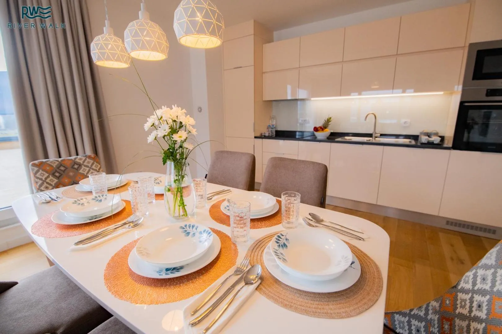 Decorative detail in River Walk Sarajevo