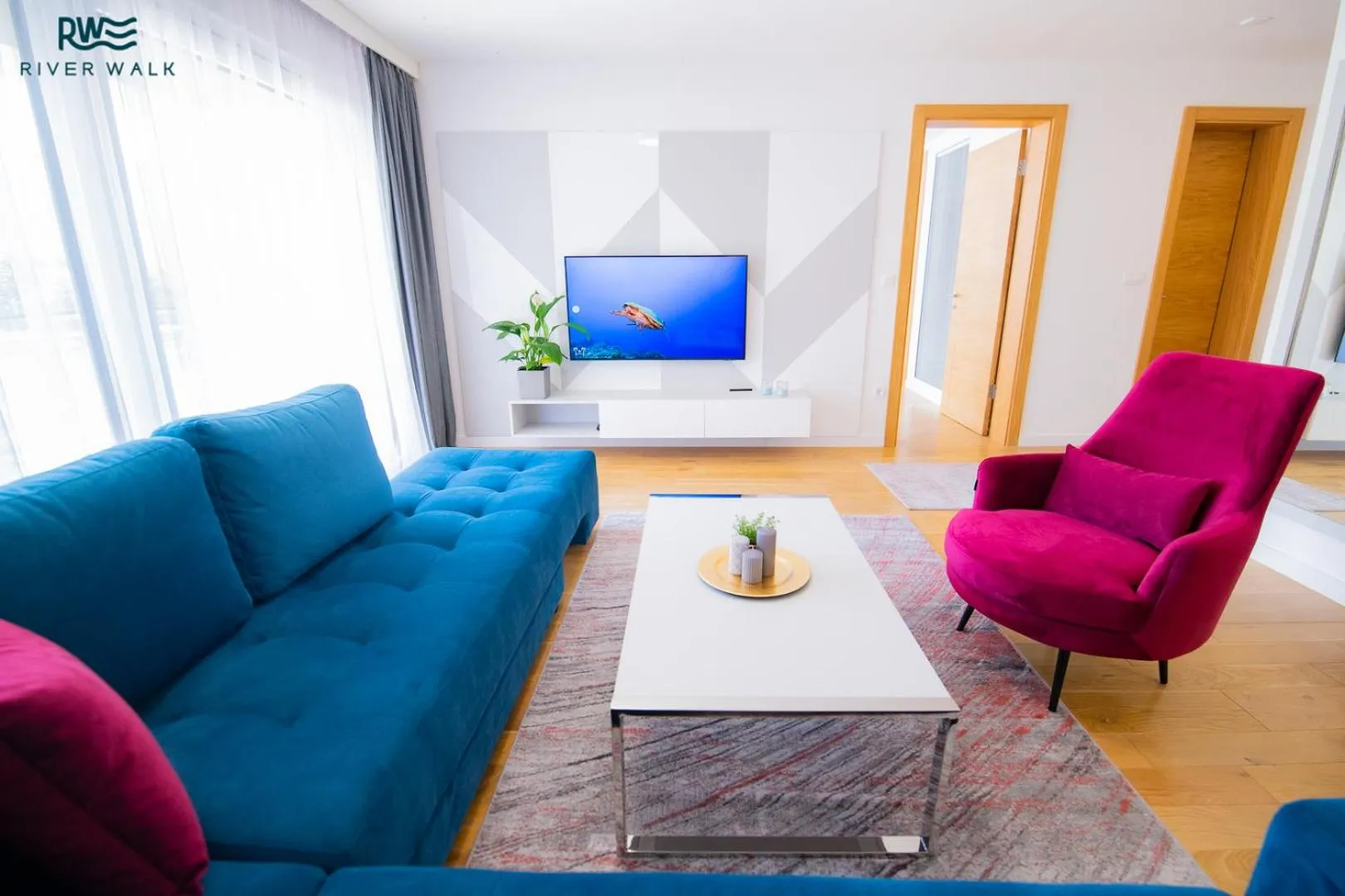 Living room in River Walk Sarajevo