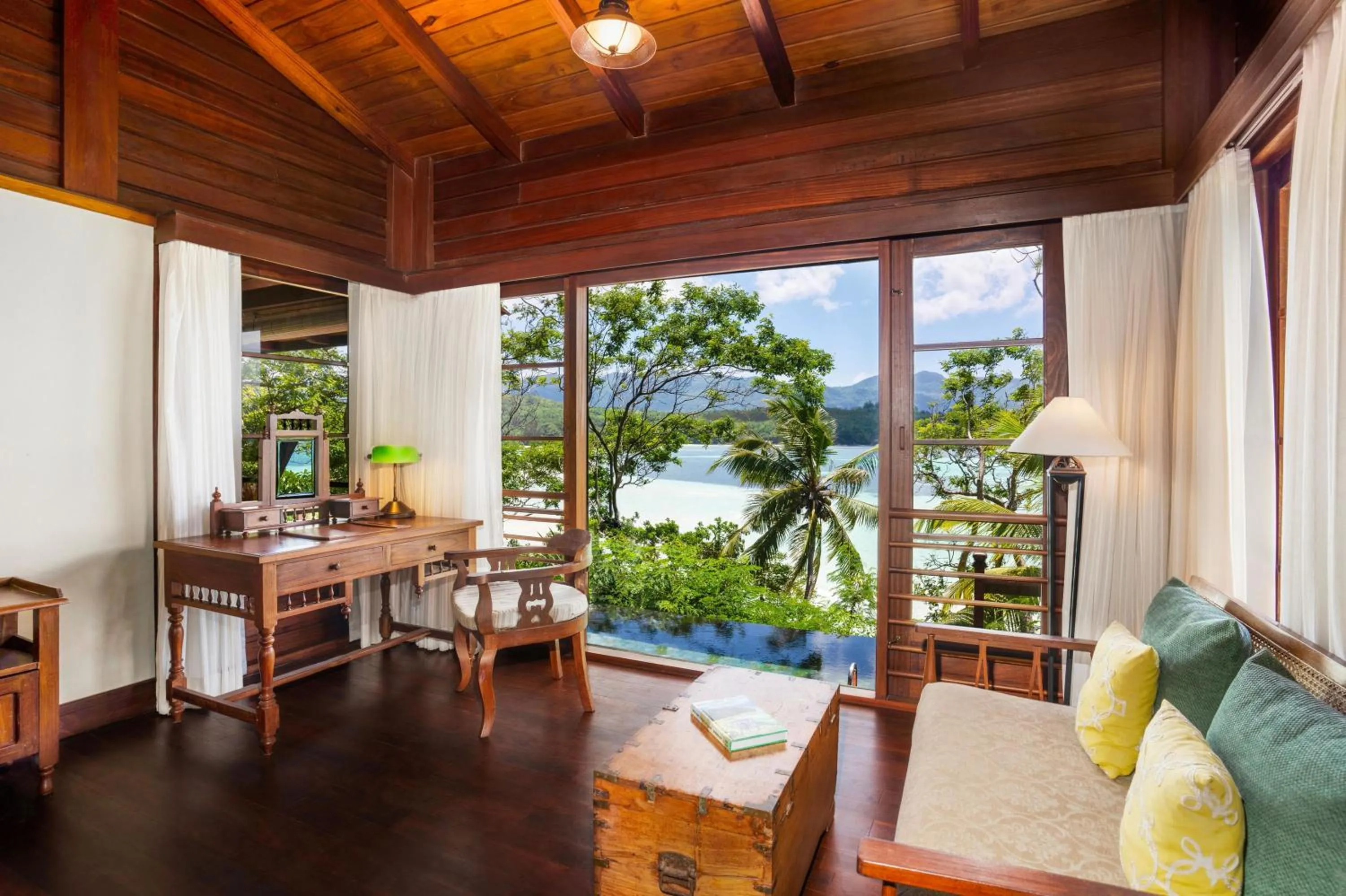 Living room in JA Enchanted Island Resort Seychelles