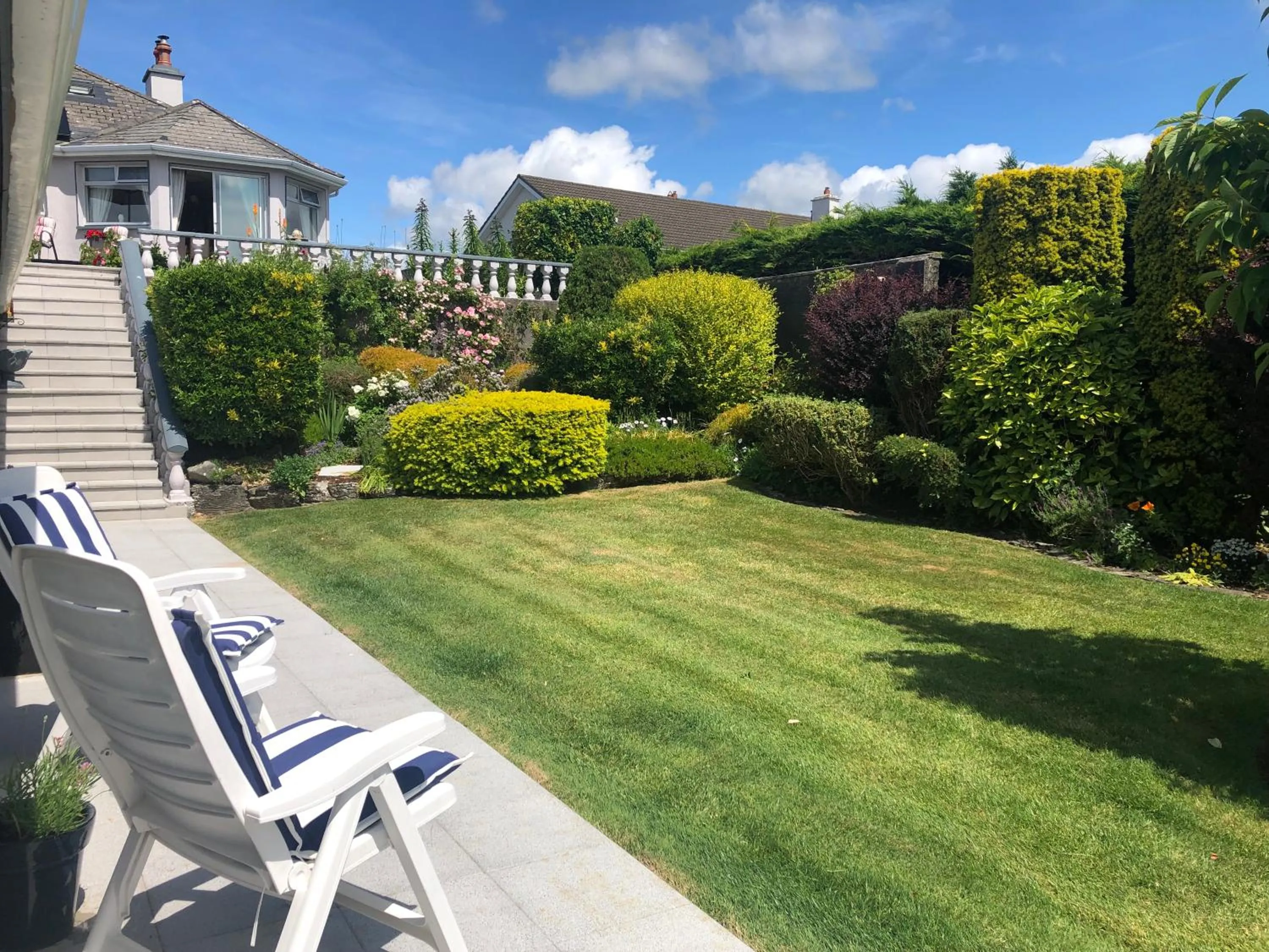 Garden view in Seacrest B&B