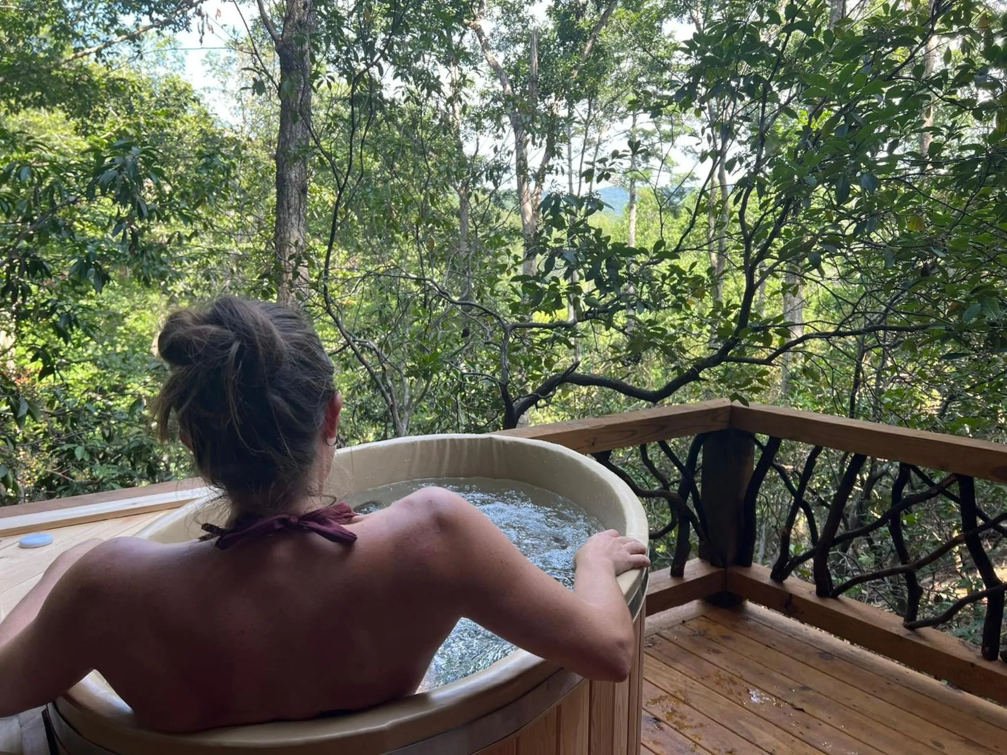 Log Cabin with Mountain View and Privacy