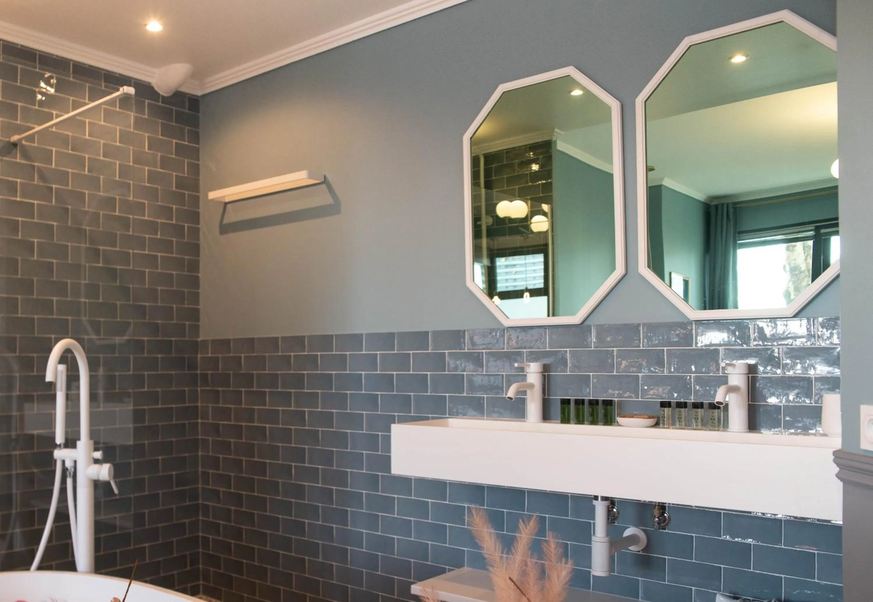 Bathroom in The Parisian Blue Eiffel Tower