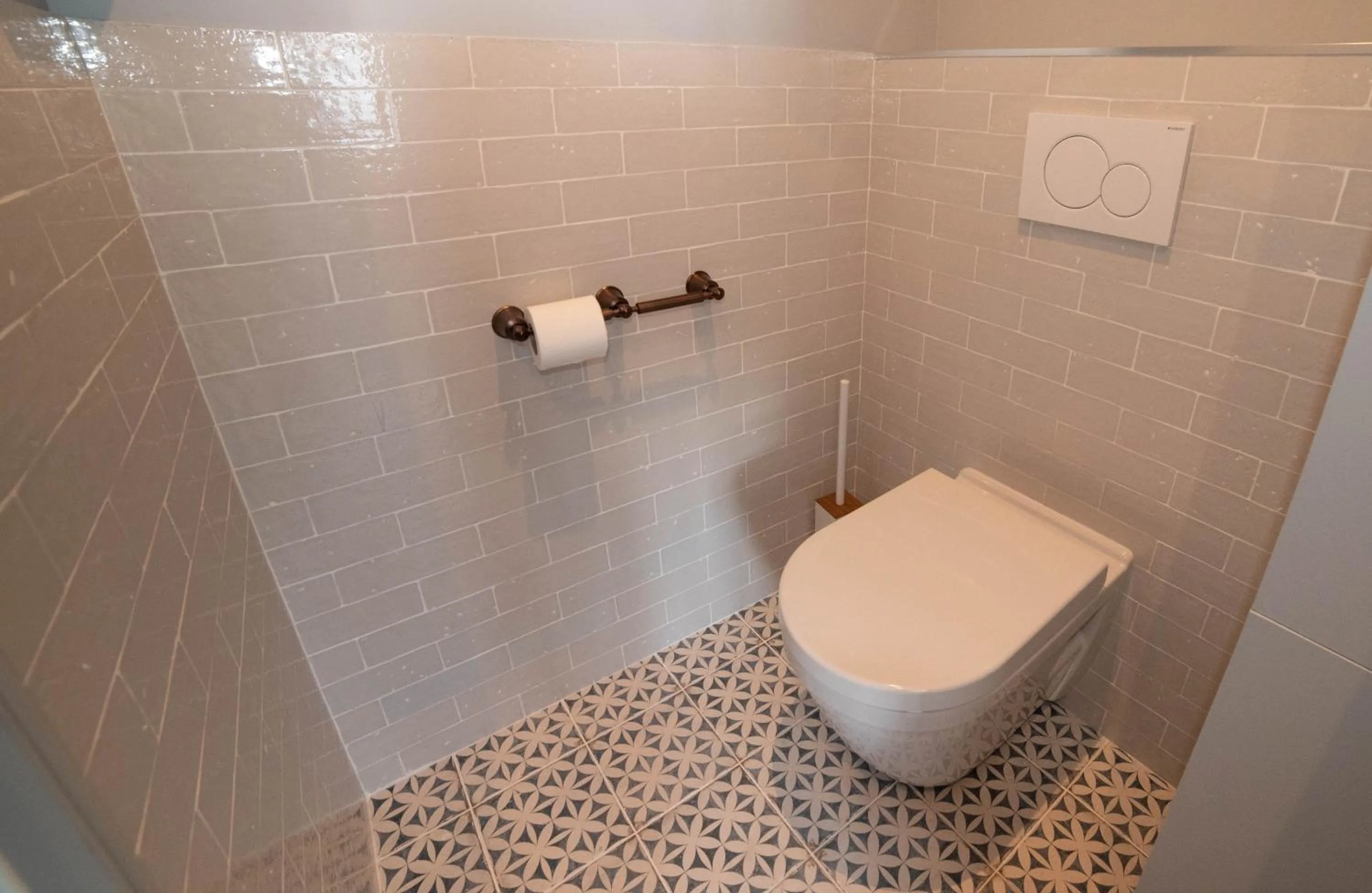 Bathroom in The Parisian Blue Eiffel Tower
