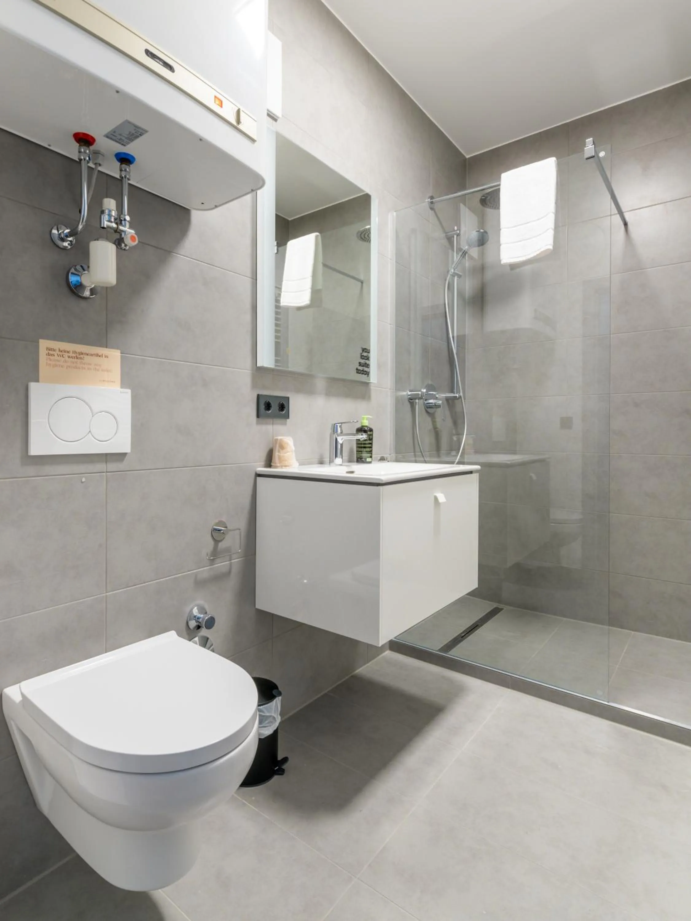 Shower in Limehome Villach Gerbergasse