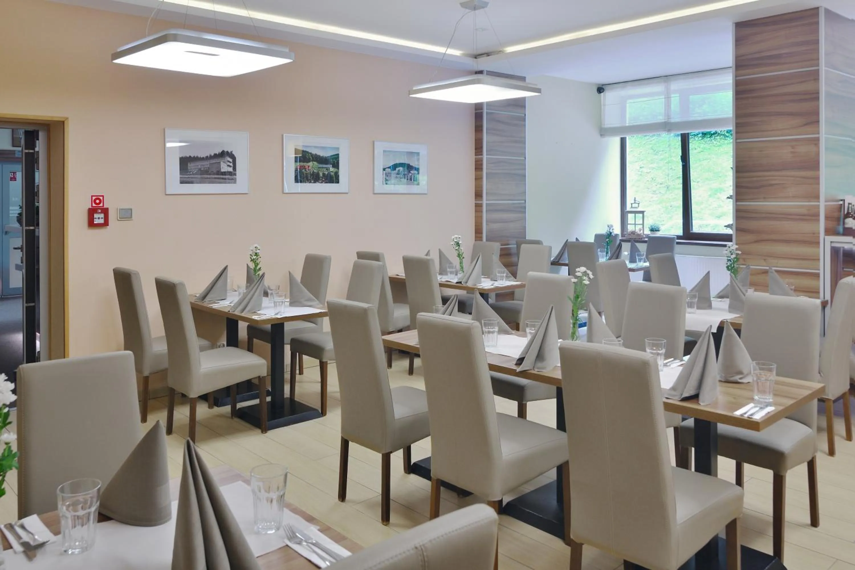 Restaurant/places to eat in Hotel Podium