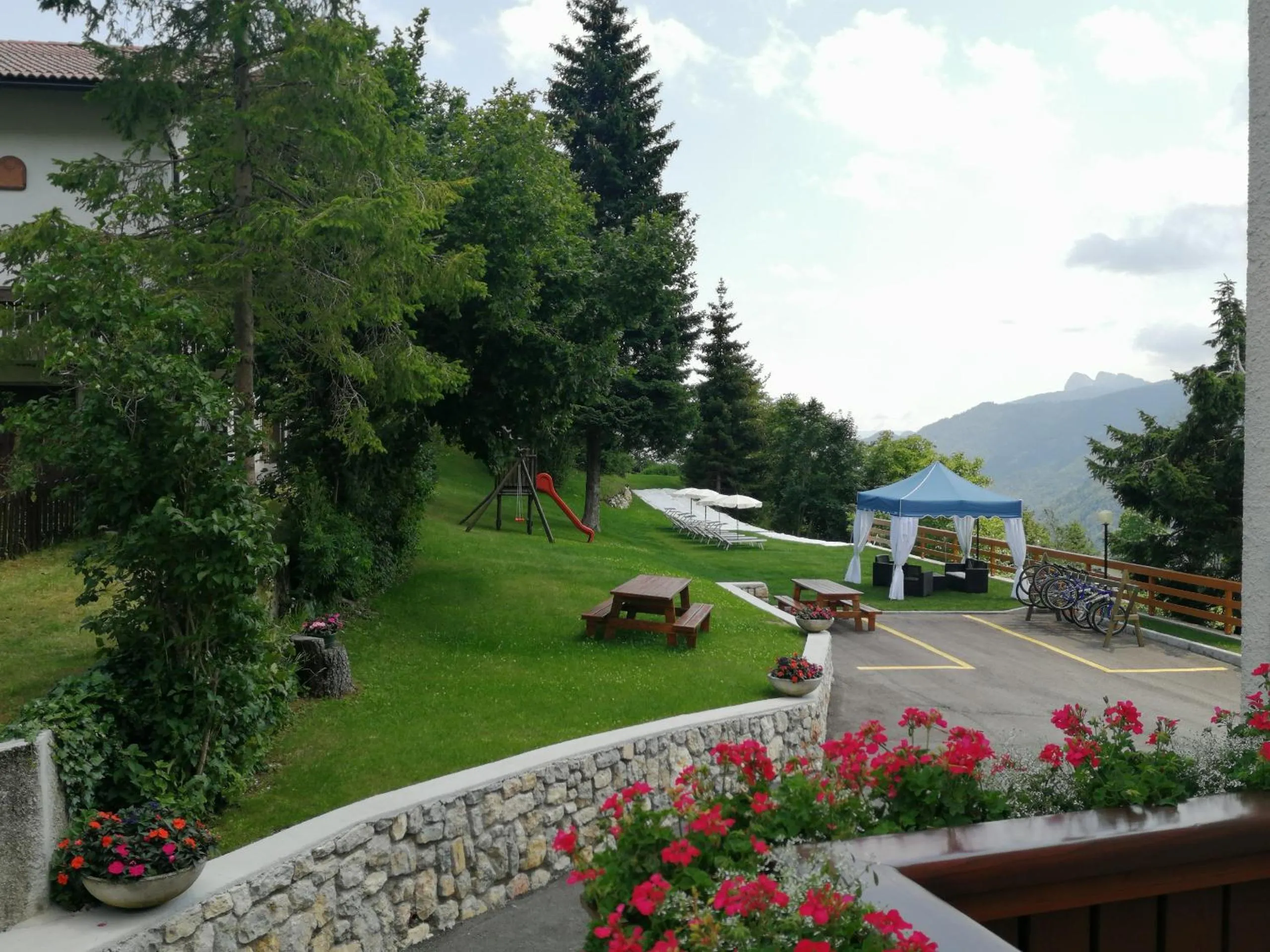 Garden in Hotel Trentino
