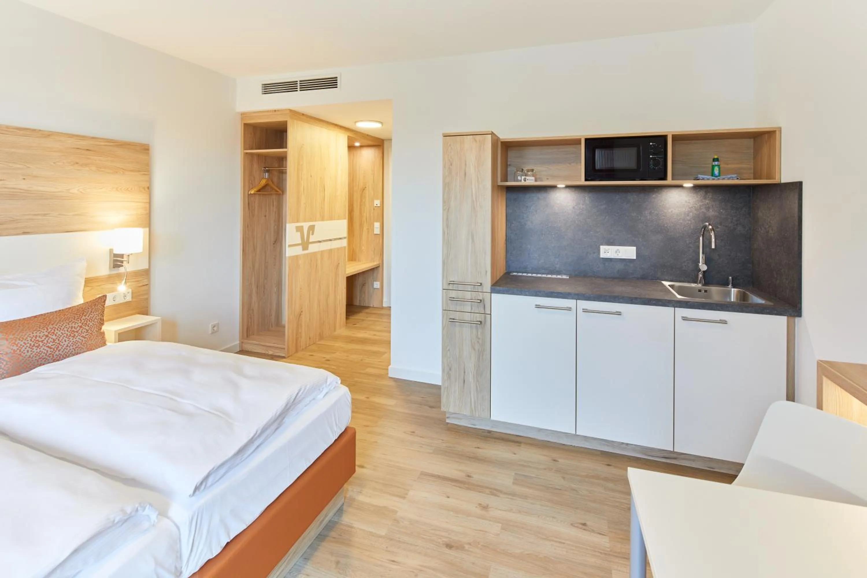 Bed in VR-Serviced Apartments Gerstungen