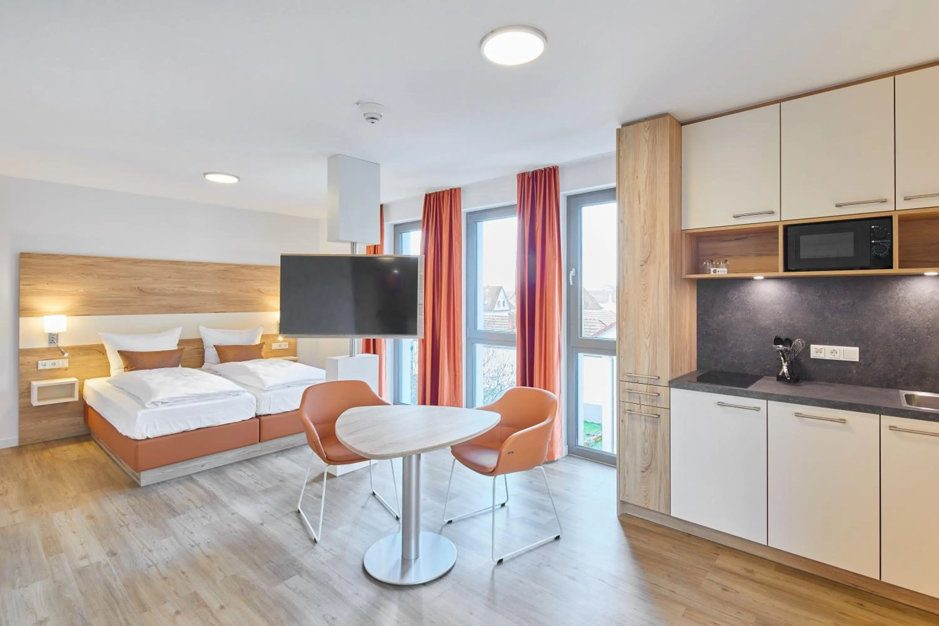 Bed in VR-Serviced Apartments Gerstungen