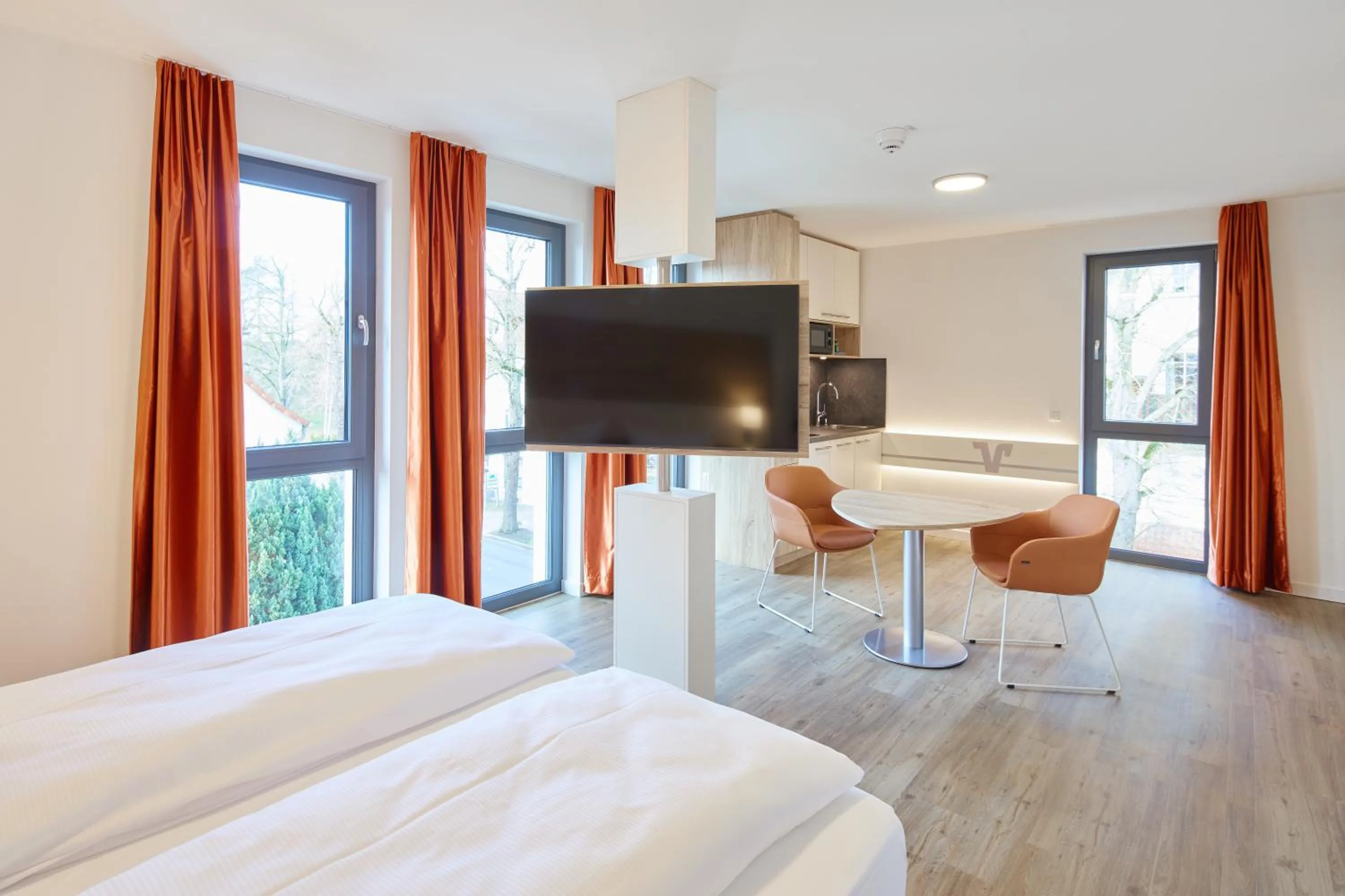 Bed in VR-Serviced Apartments Gerstungen