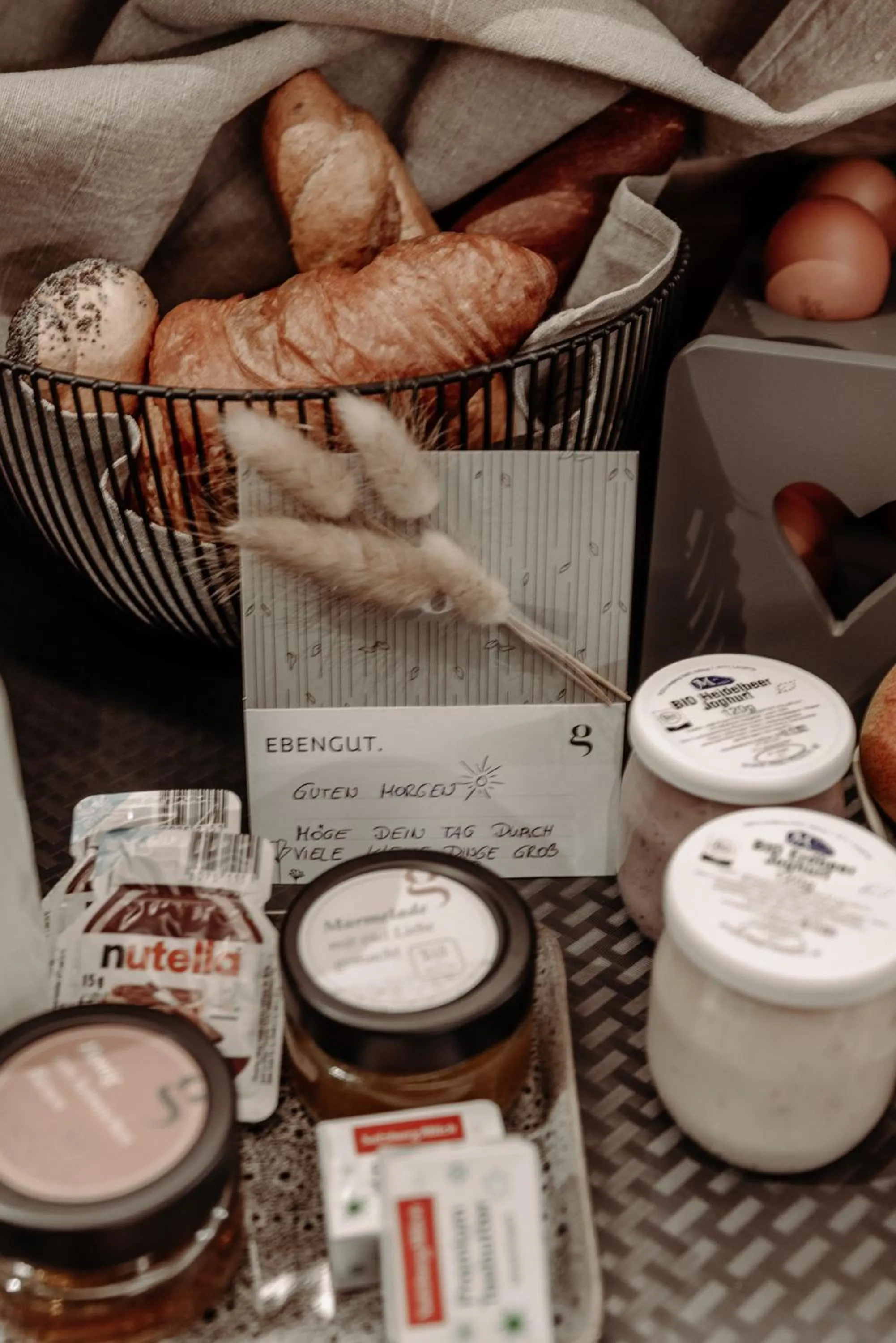 Breakfast in Biohof Ebengut