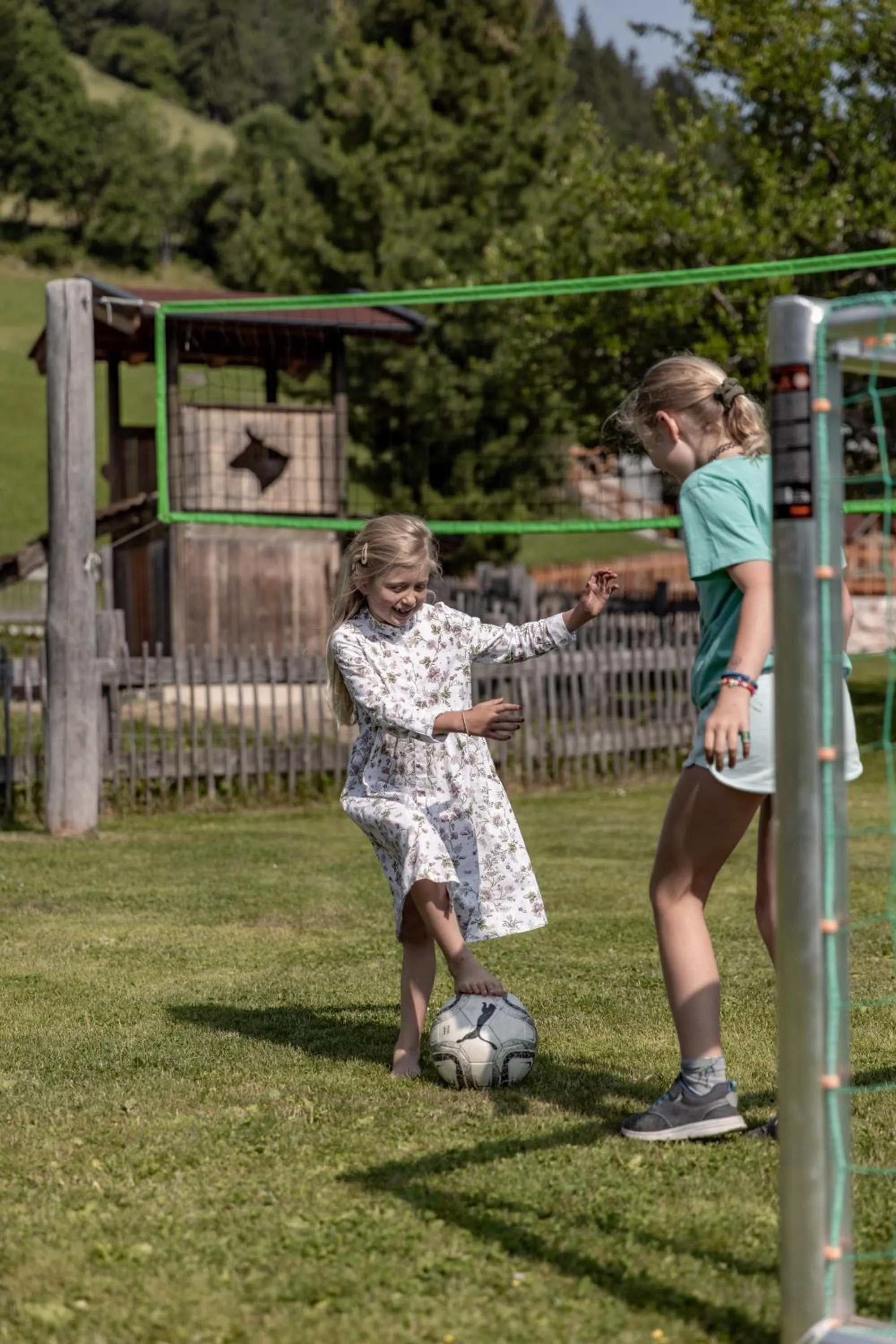 Children play ground in Biohof Ebengut